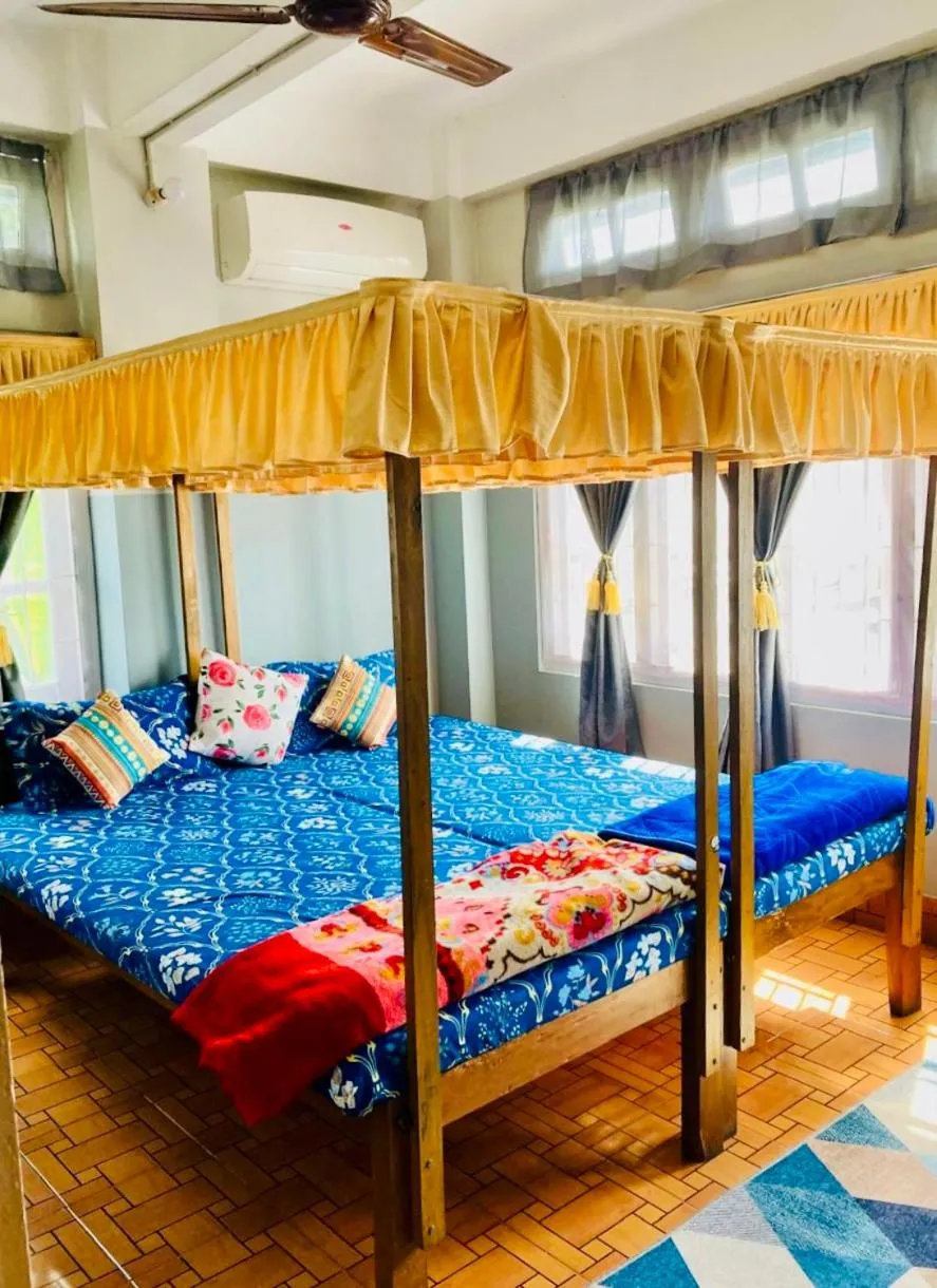 Bed in Namaskar Lodge and Homestay