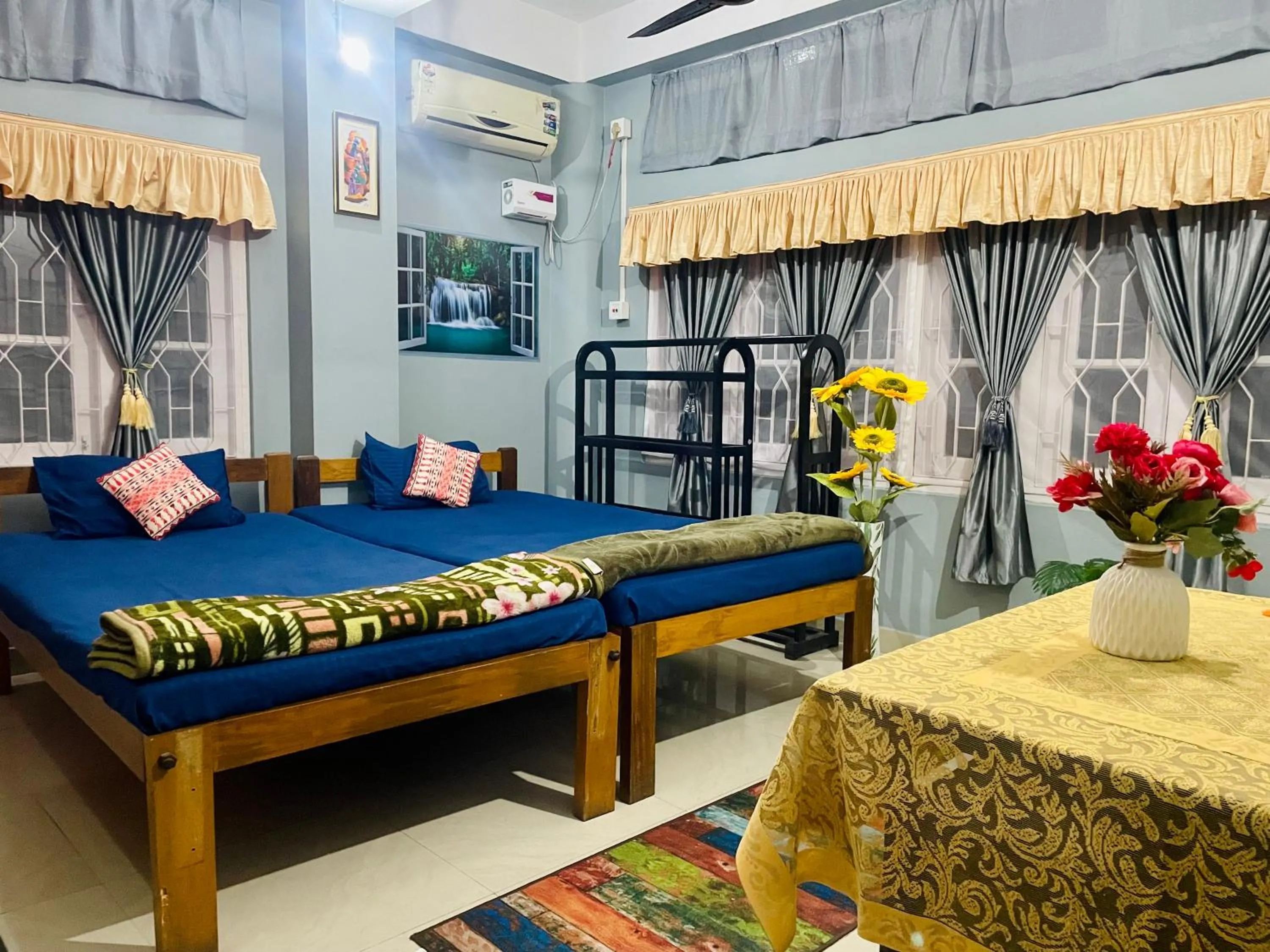 Bed in Namaskar Lodge and Homestay