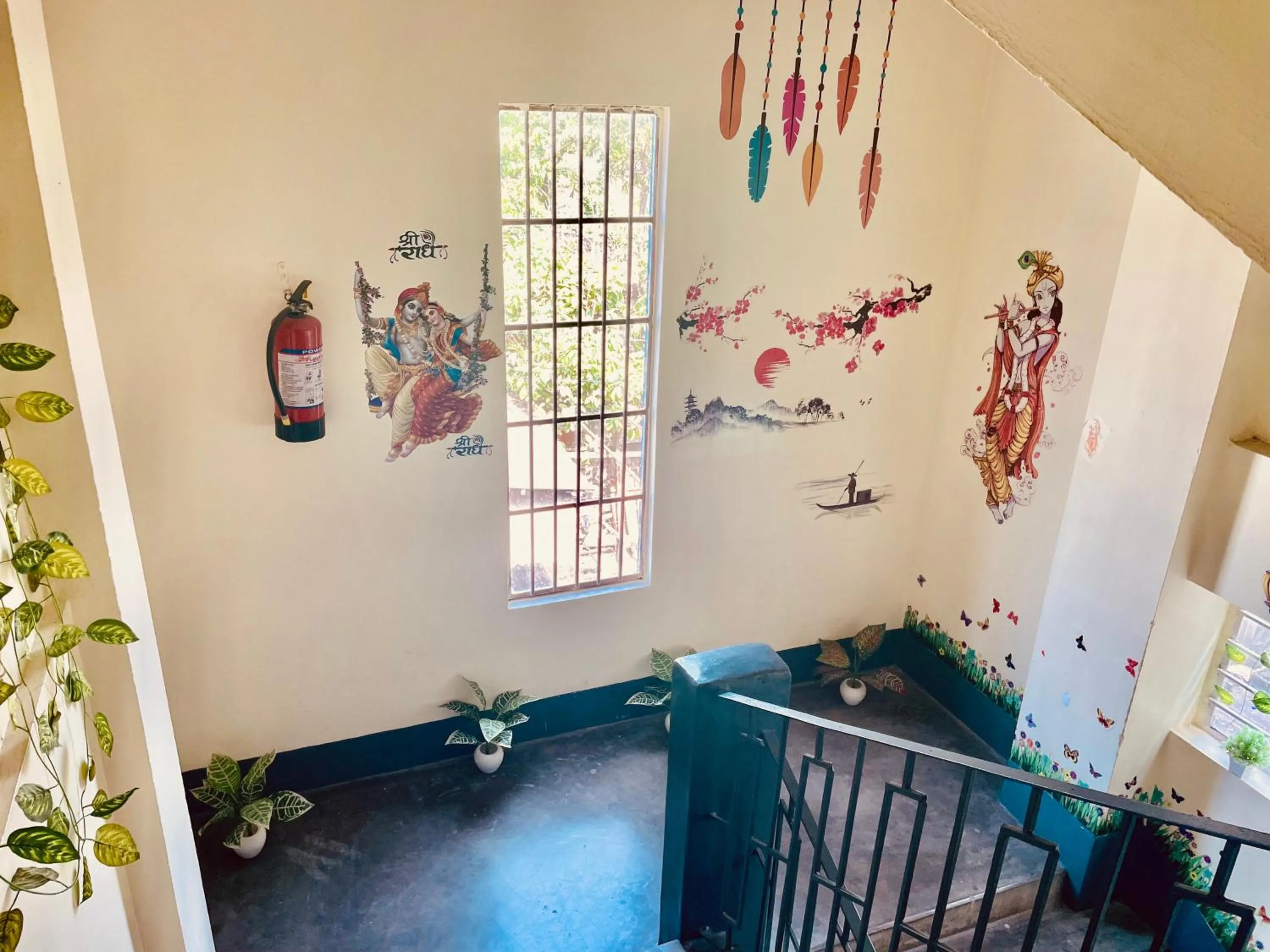 Decorative detail in Namaskar Lodge and Homestay