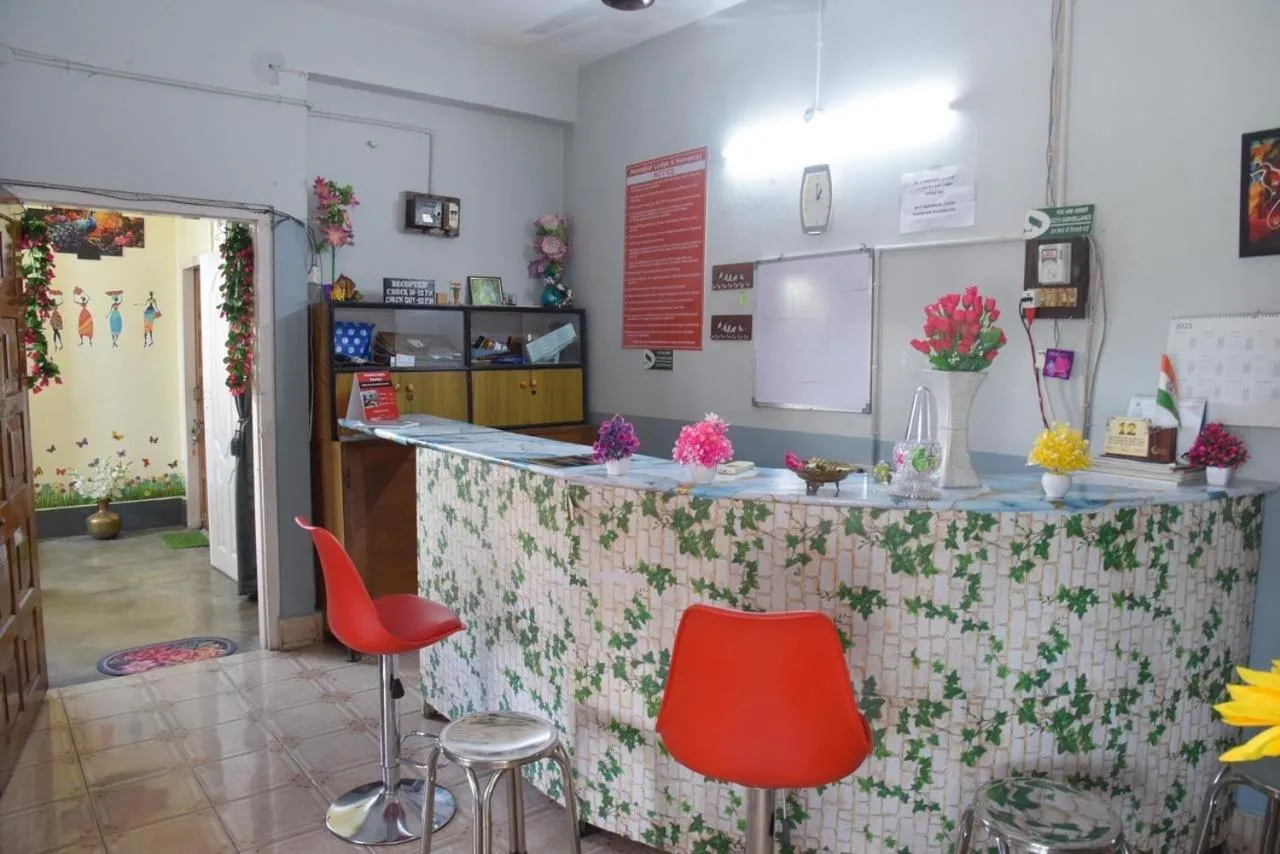 Seating area in Namaskar Lodge and Homestay