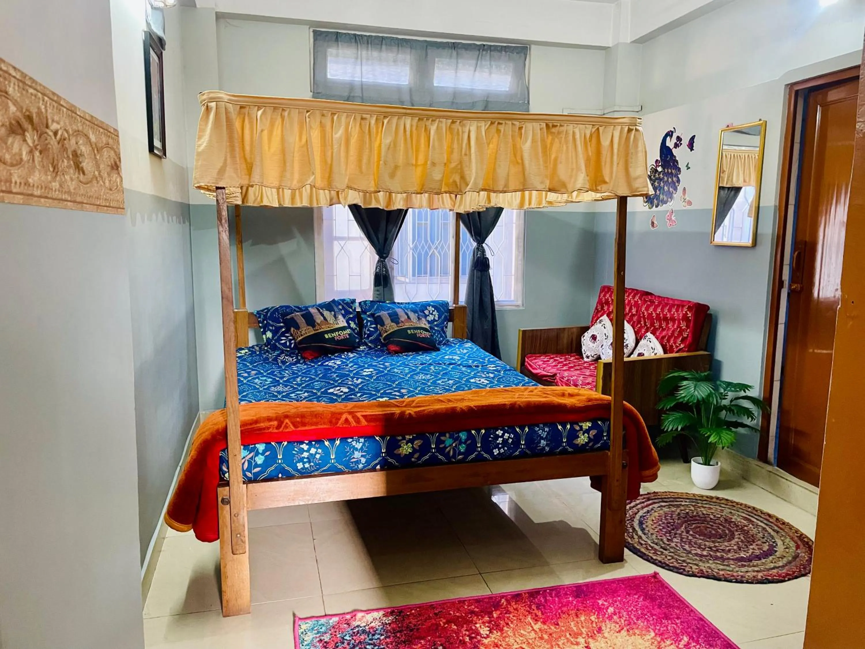 Bed in Namaskar Lodge and Homestay