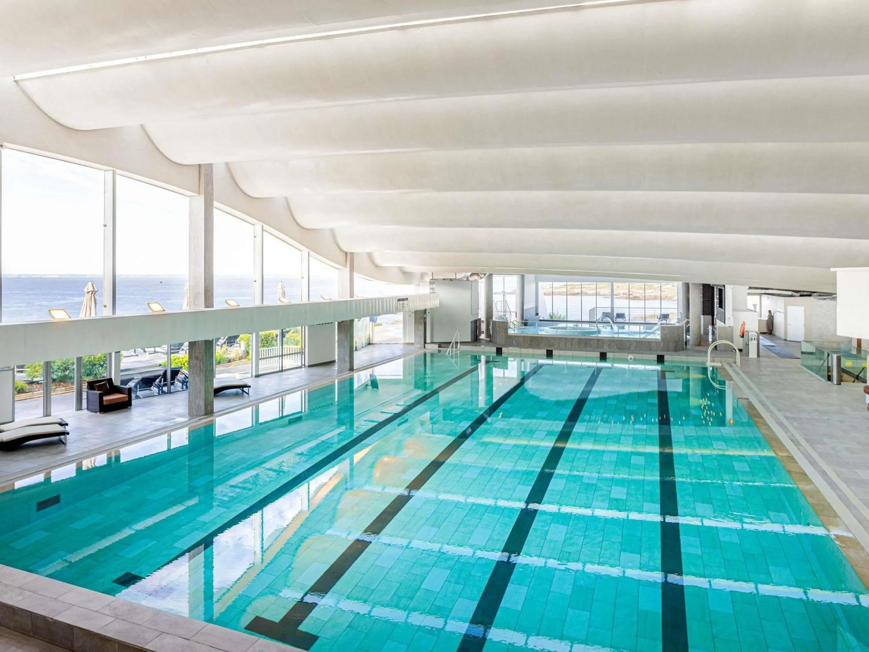 Pool view in Sofitel Quiberon Thalassa sea & spa