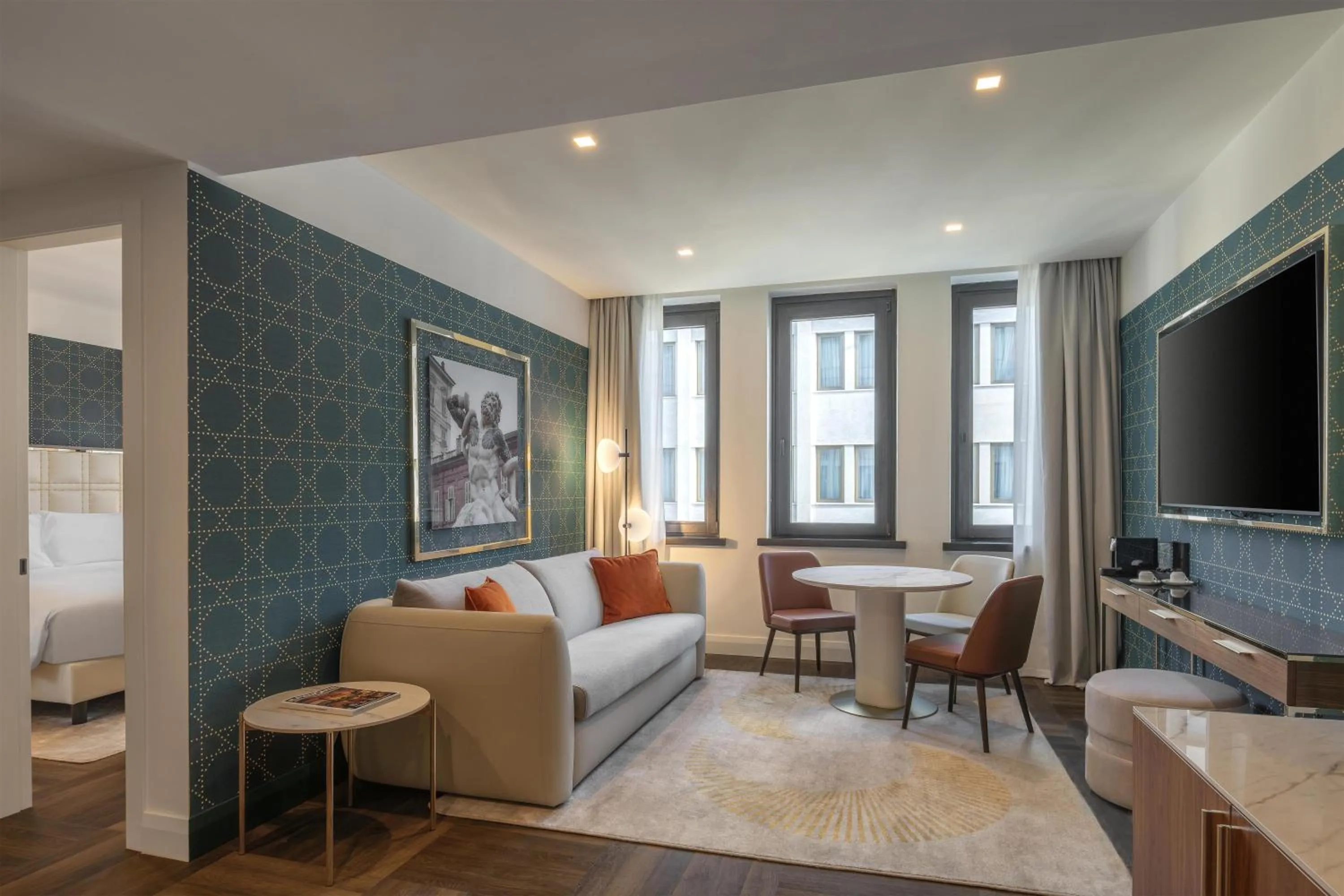 Living room in Hilton Turin Centre