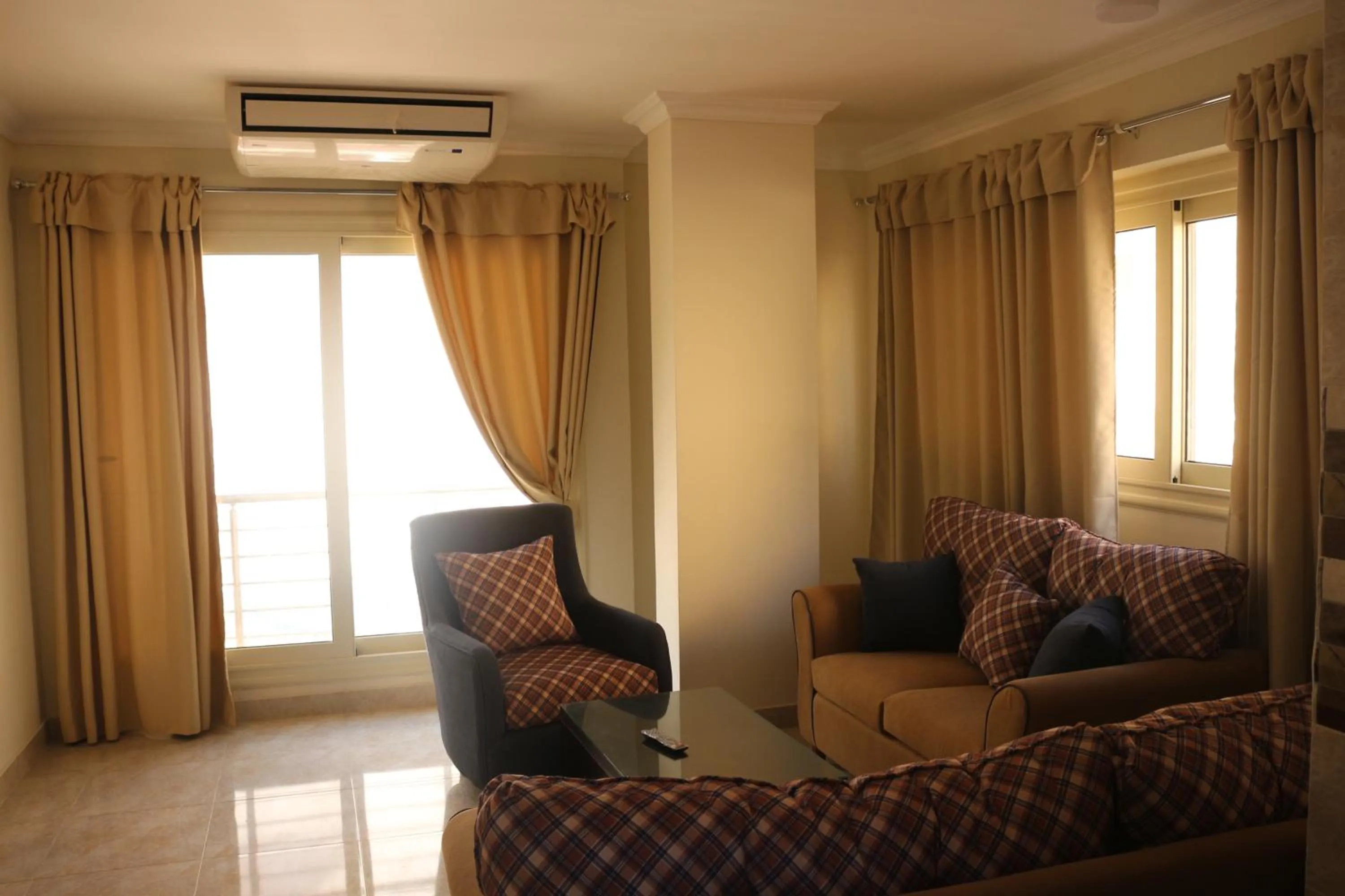Living room in Al Raya Apartments