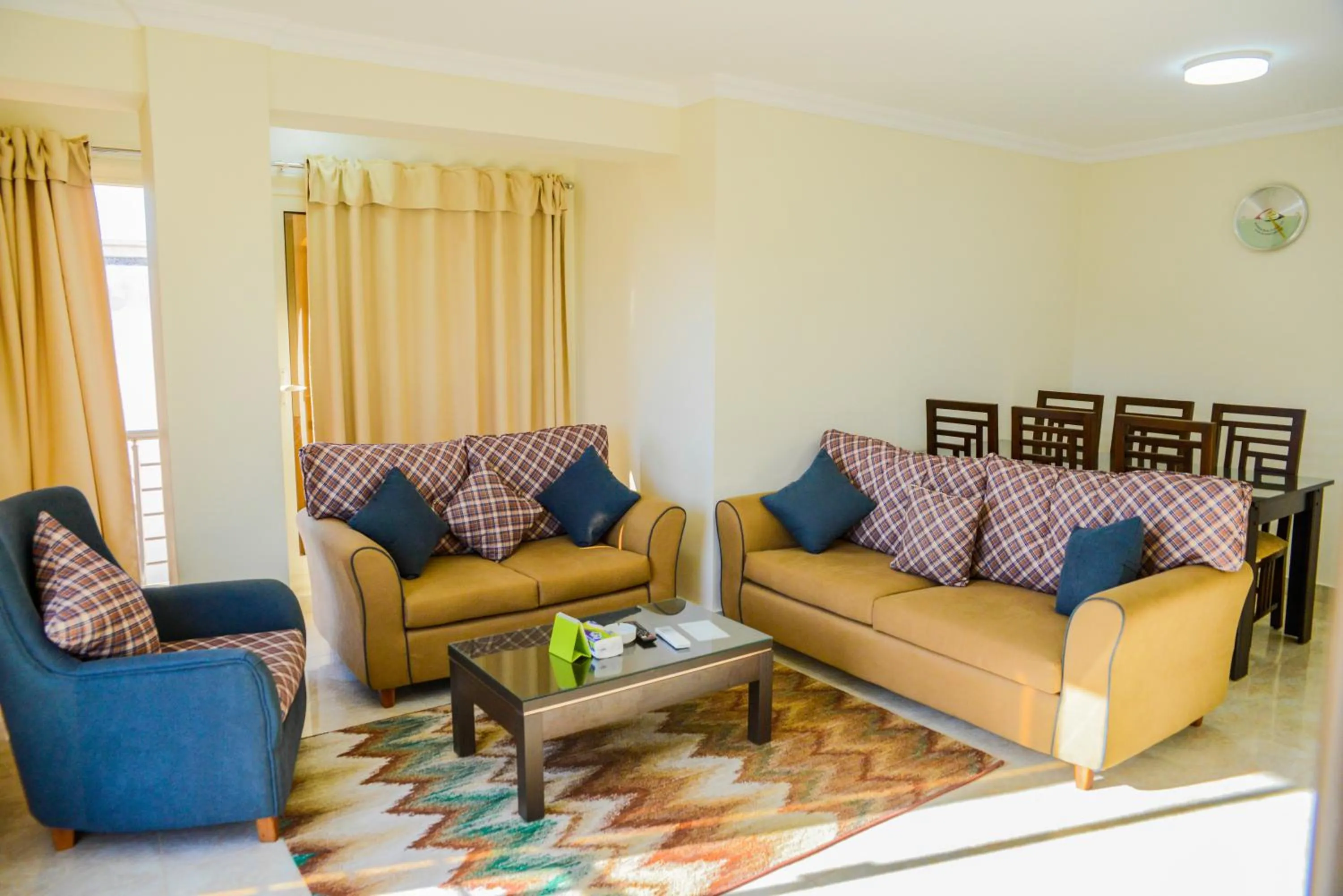 Living room in Al Raya Apartments