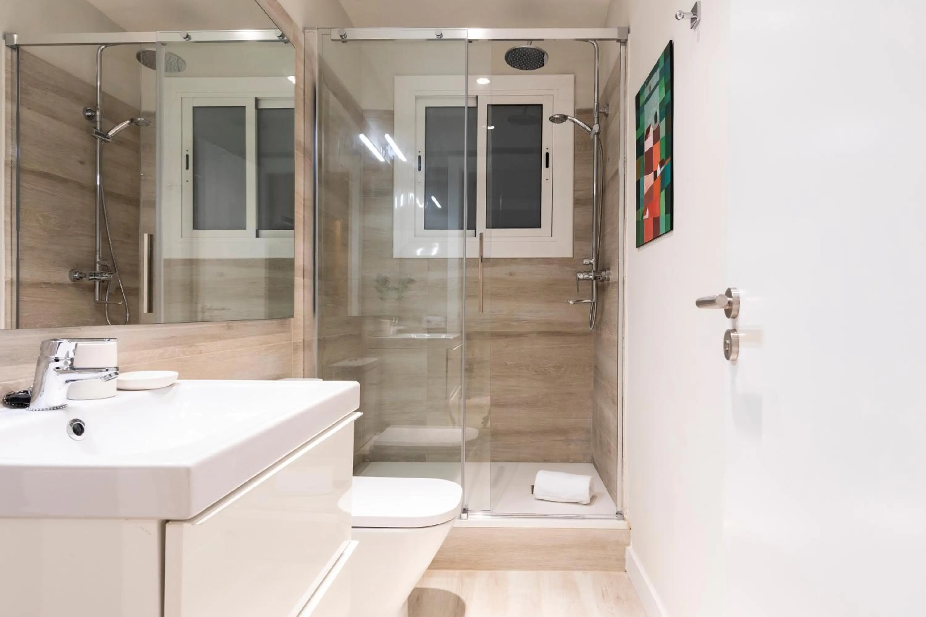 Shower in Aspasios Gracia Apartments