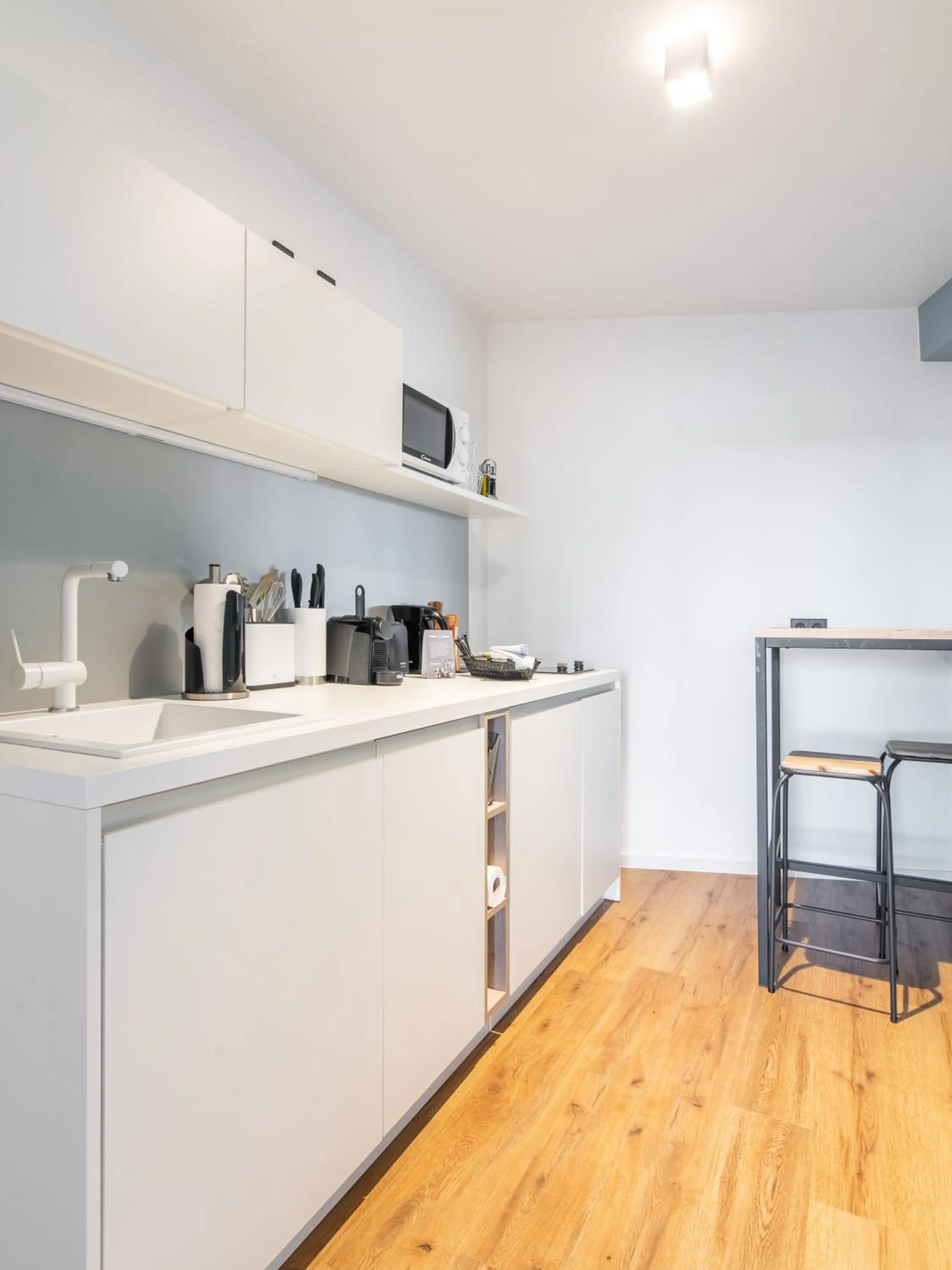 Coffee/tea facilities in Limehome Wolfsburg Porschestraße