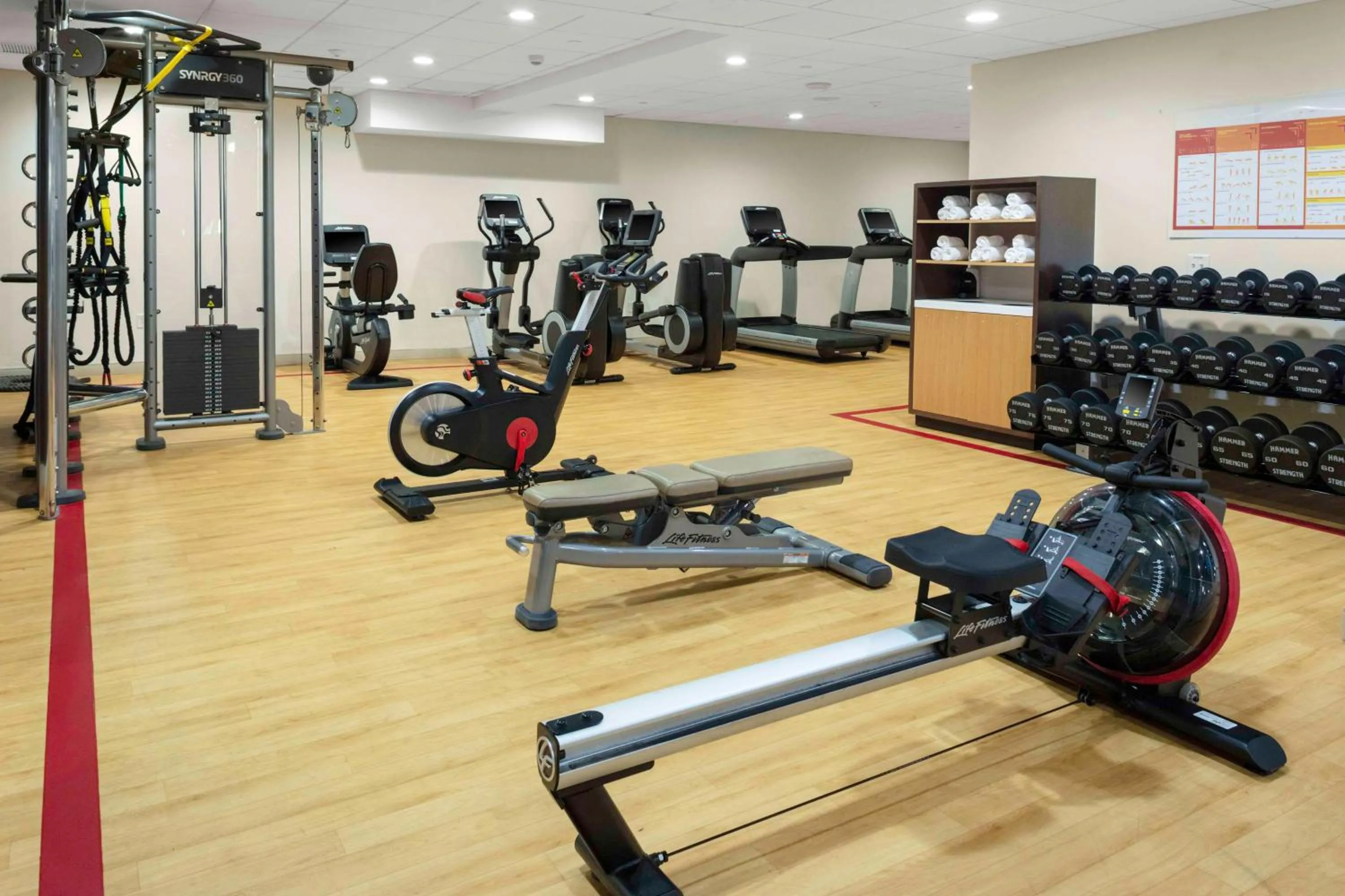 Fitness centre/facilities in DoubleTree by Hilton Hotel Burlington Vermont