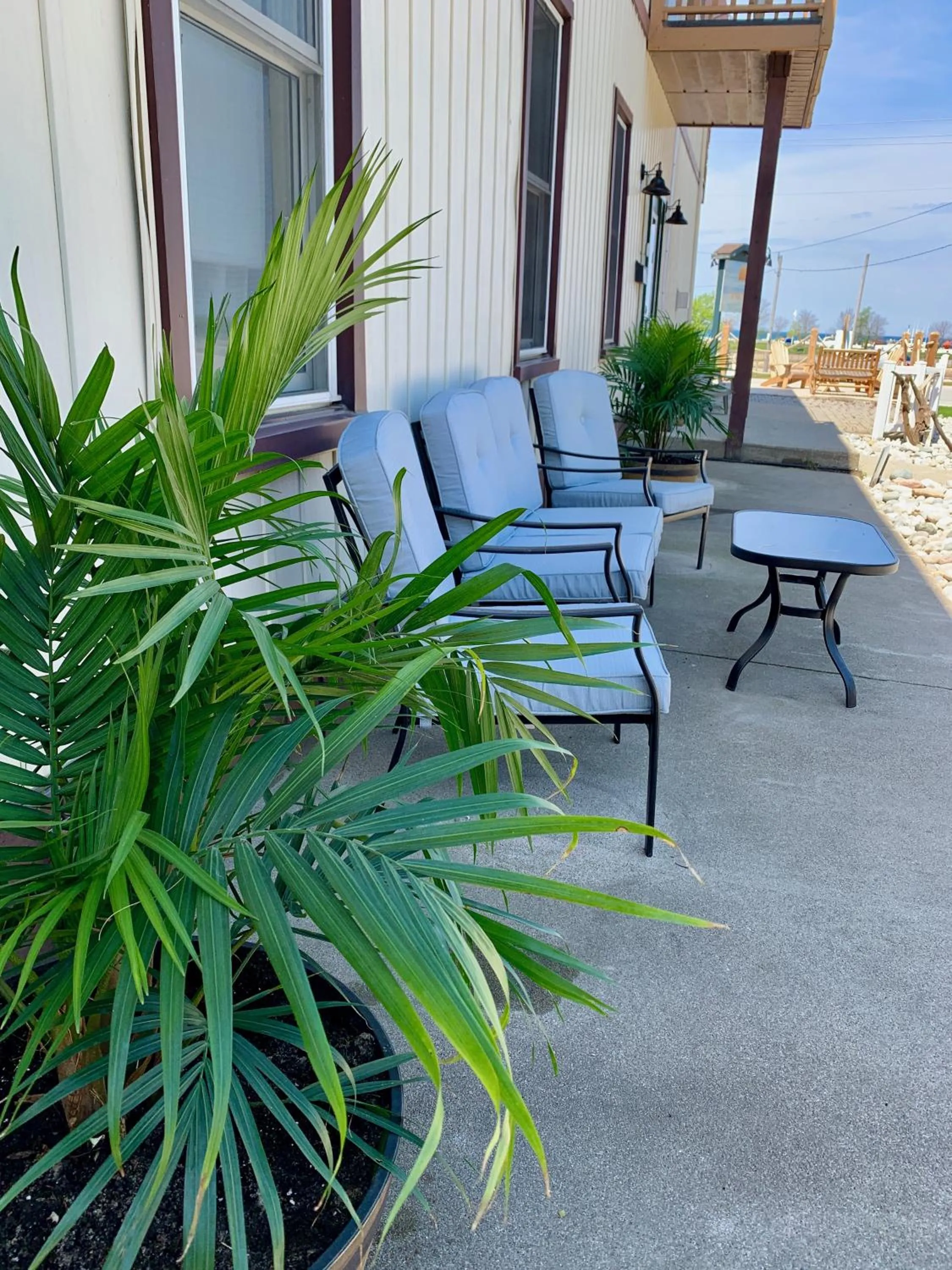 Patio in Paradise Inn On the Beach