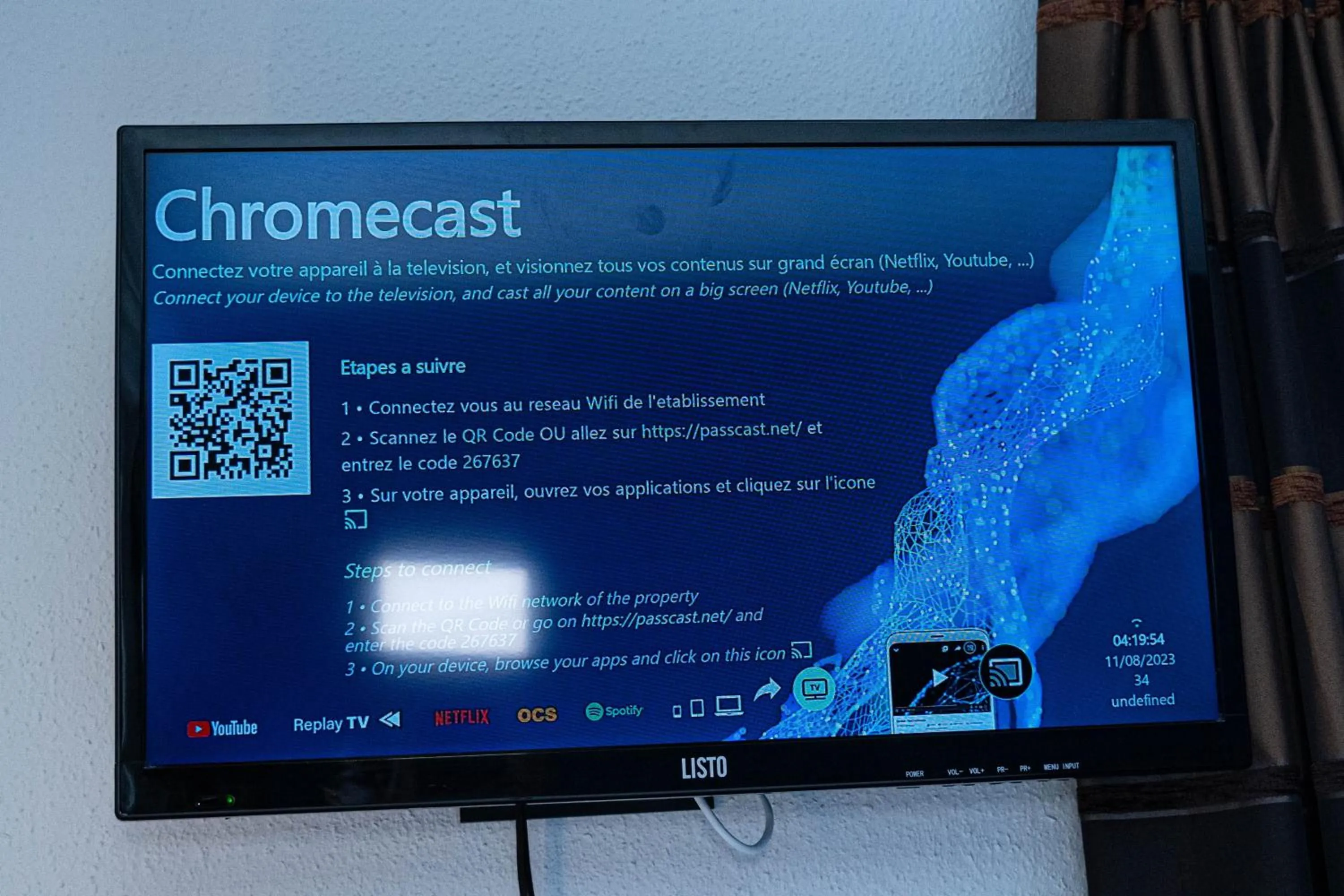 TV and multimedia in Logis Les Charmilles Chalon-sur-Saône Sud