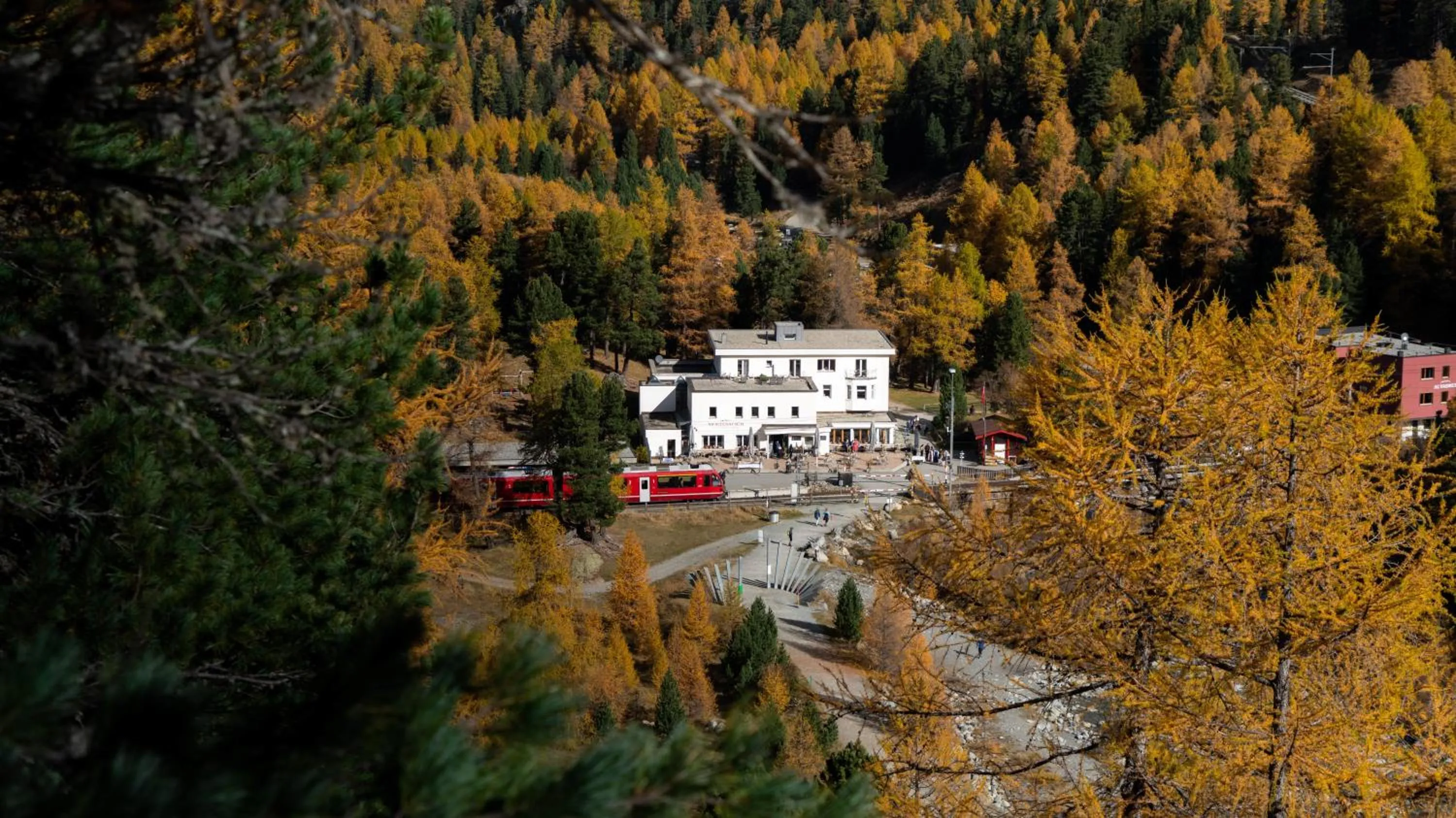 Property building in Hotel Morteratsch