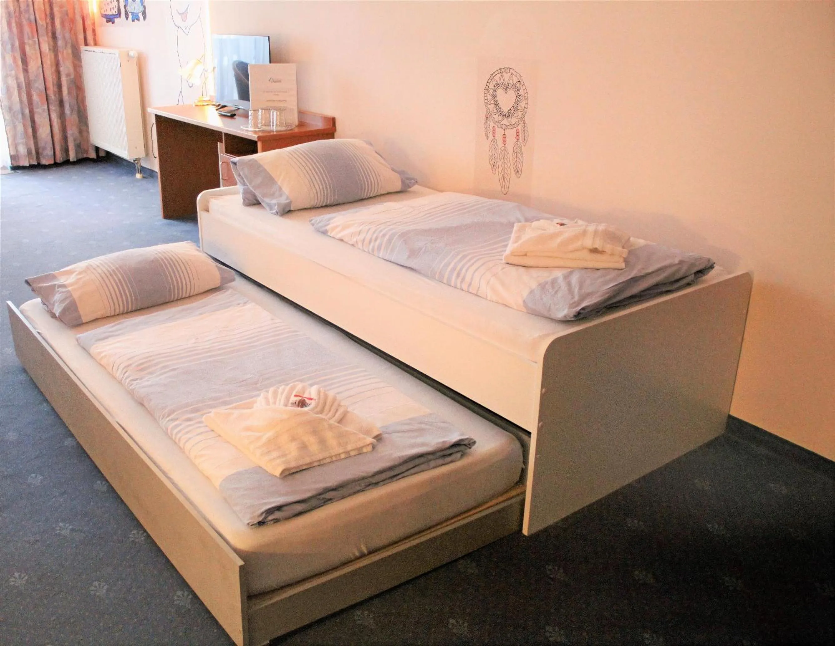 Bed in Waldhotel Feldbachtal