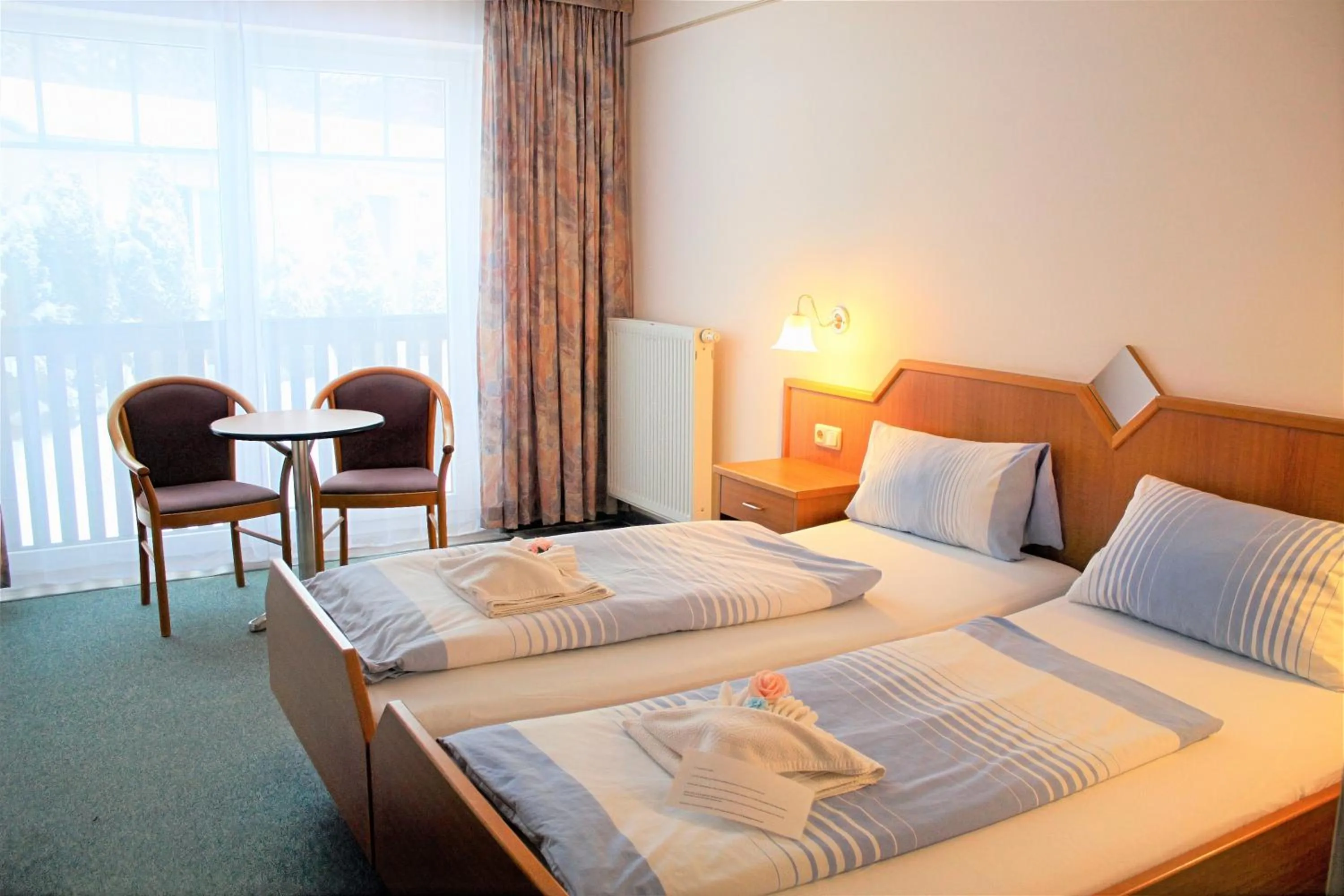 Bed in Waldhotel Feldbachtal