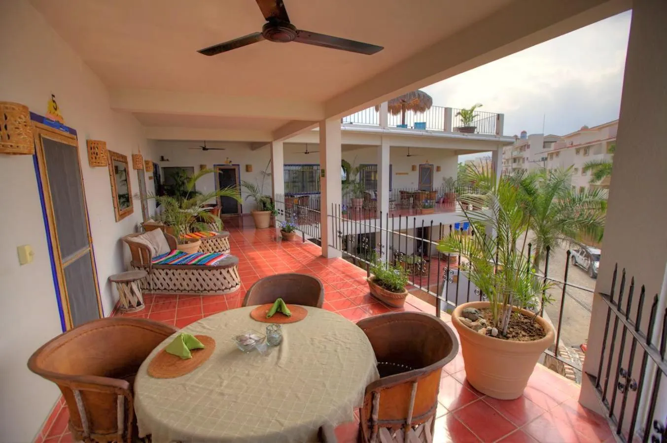 Patio in Hotel La Quinta del Sol