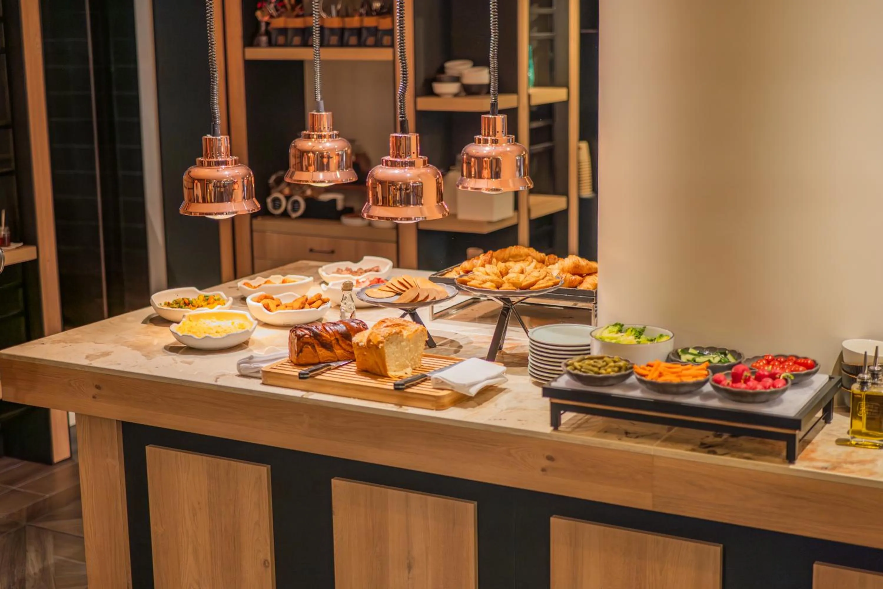 Buffet breakfast in FirstName Toulouse, part of JdV by Hyatt