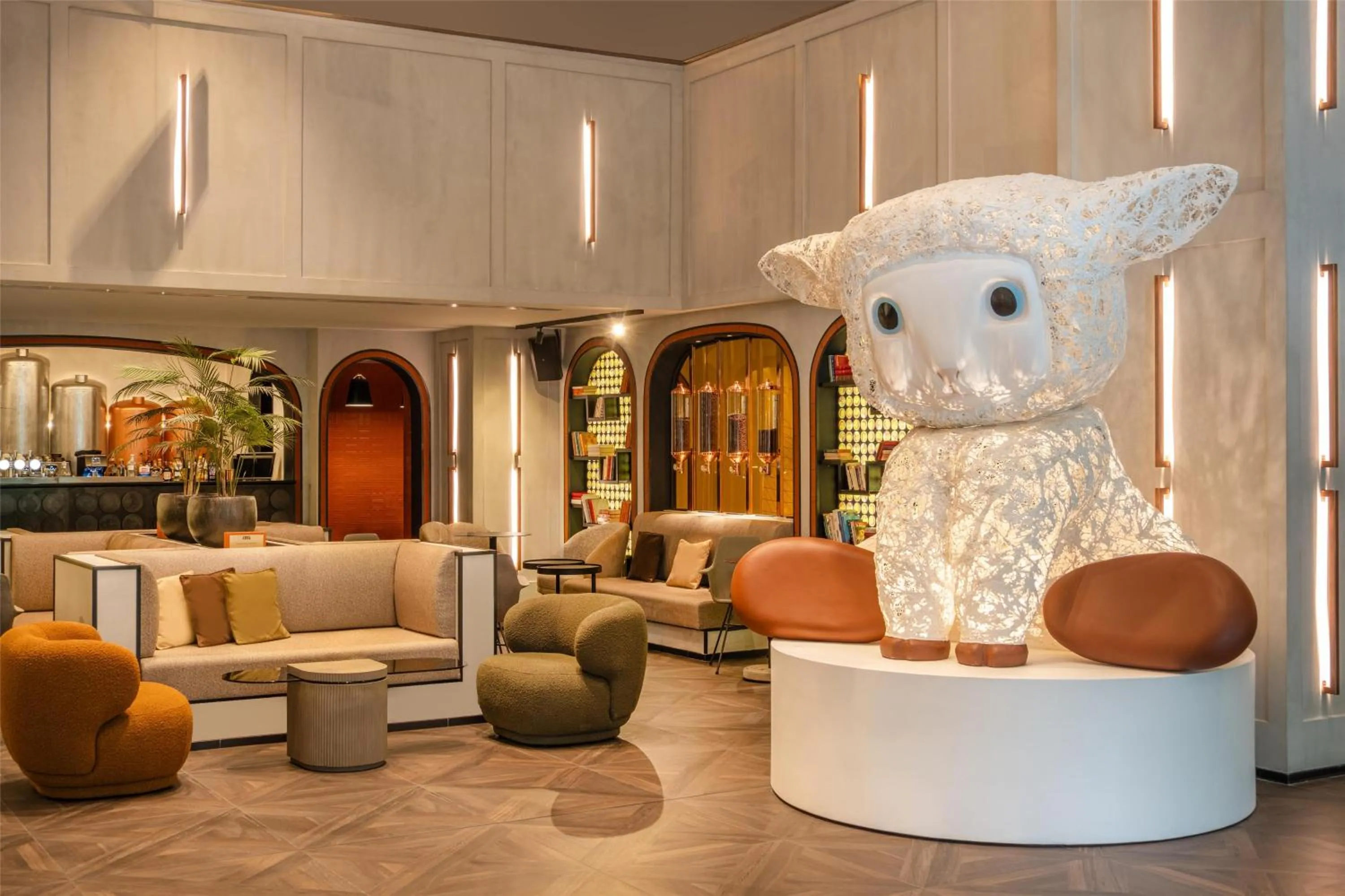 Lobby or reception in FirstName Toulouse, part of JdV by Hyatt