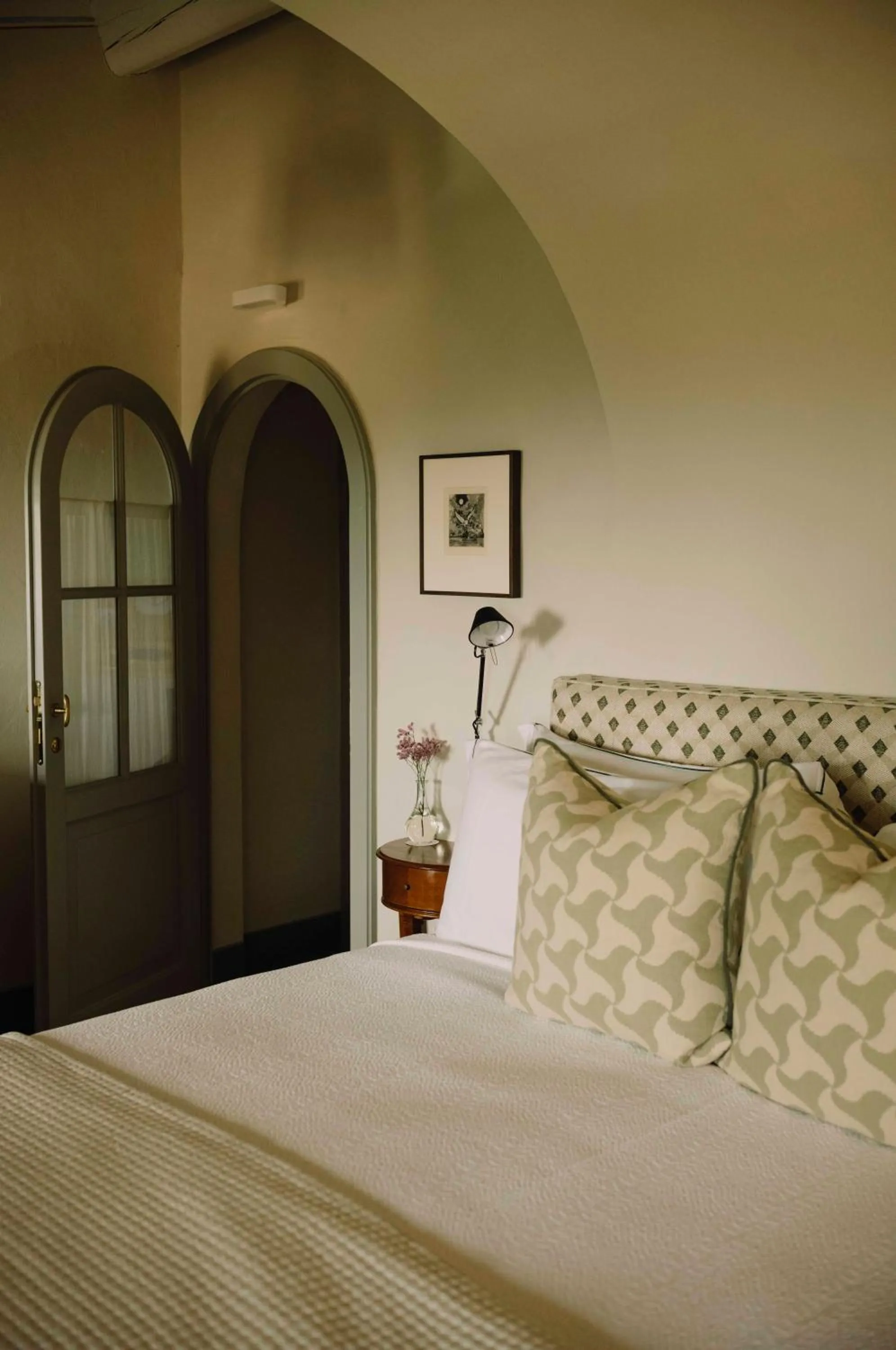 Bedroom, Bed in Borgo Pignano Volterra Tuscany