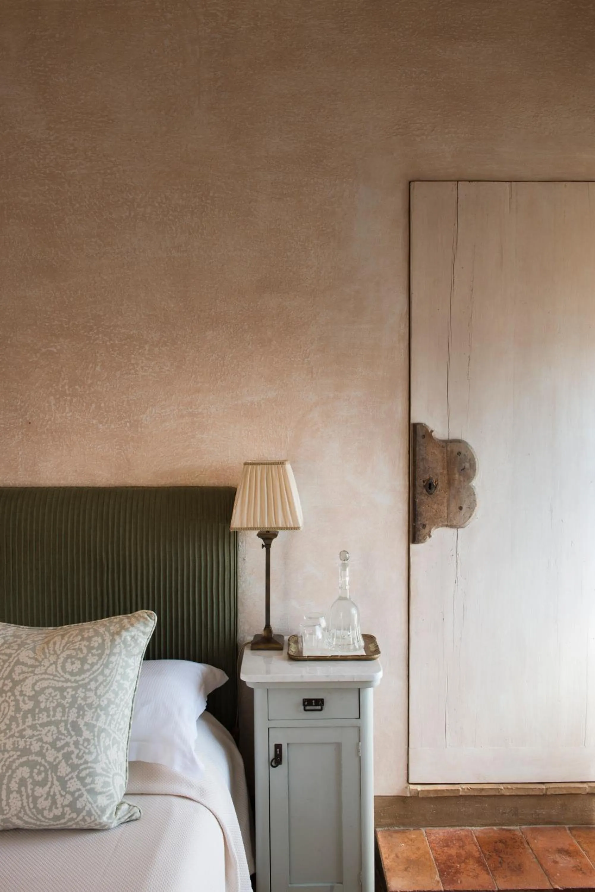 Bedroom, Bed in Borgo Pignano Volterra Tuscany