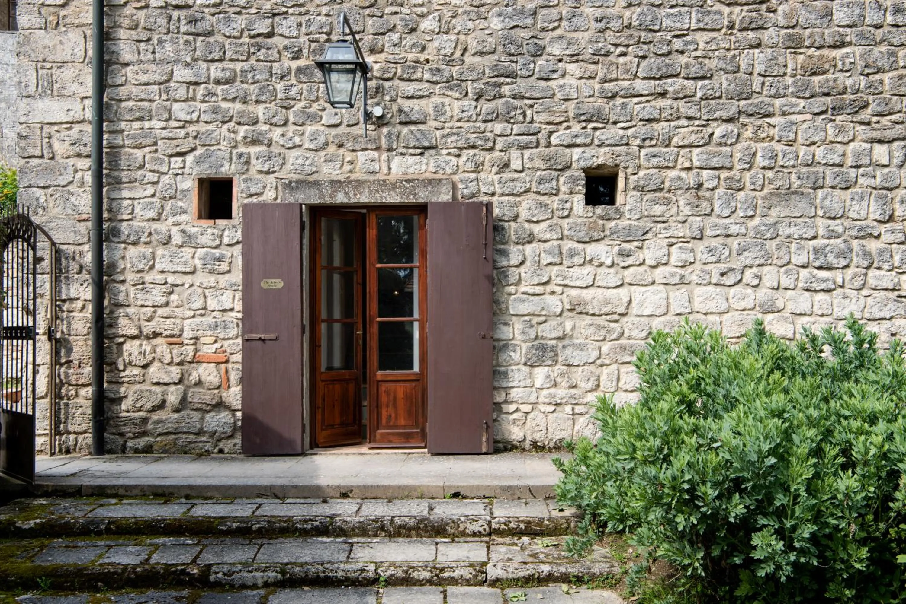 Facade/entrance in Borgo Pignano Volterra Tuscany