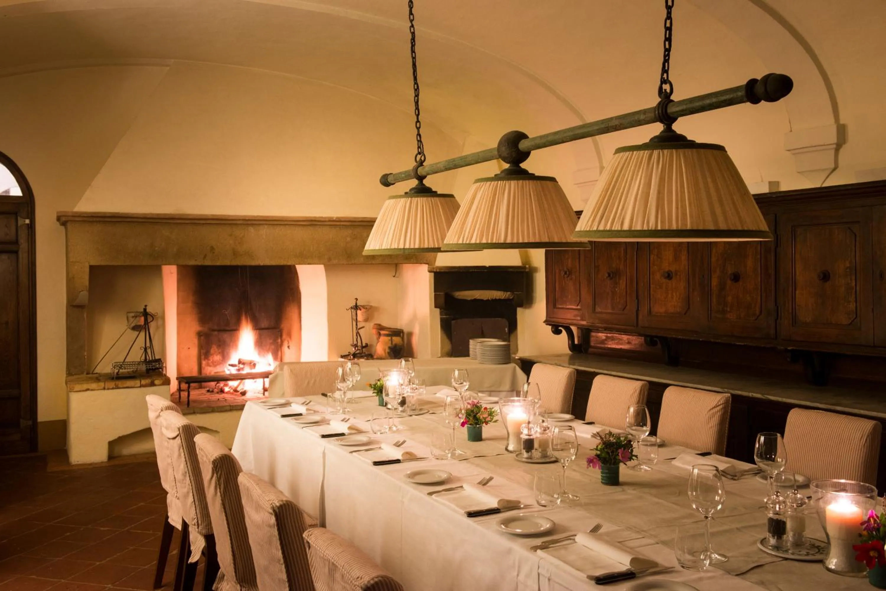 Restaurant/places to eat in Borgo Pignano Volterra Tuscany