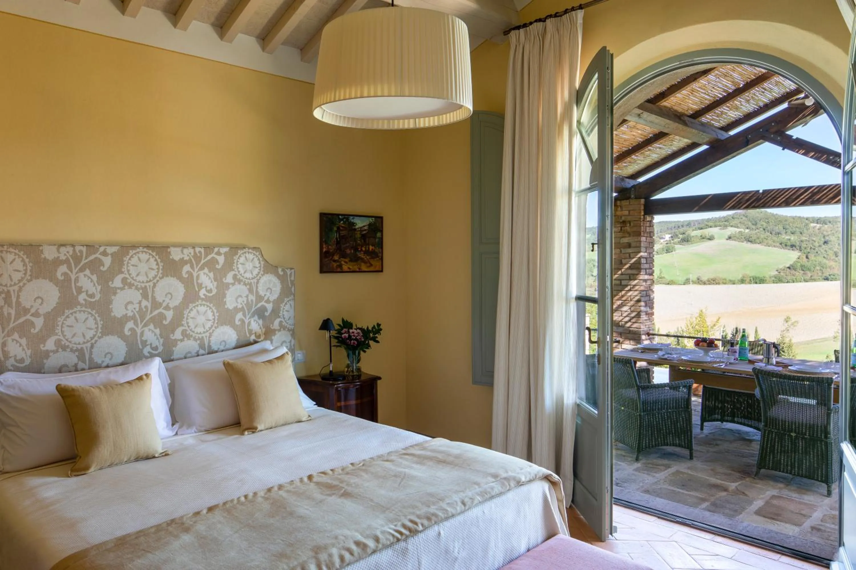 Natural landscape, Bed in Borgo Pignano Volterra Tuscany