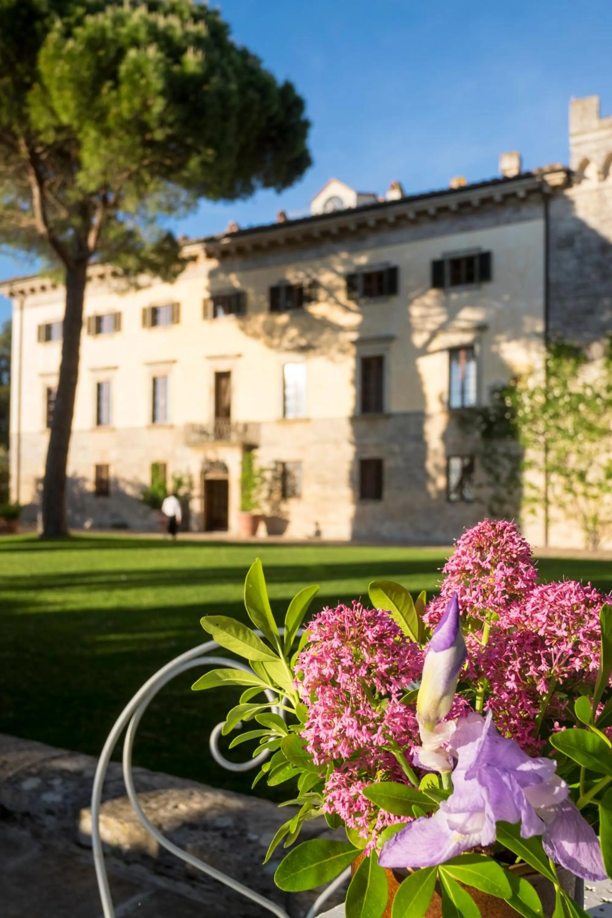 Facade/entrance in Borgo Pignano Volterra Tuscany