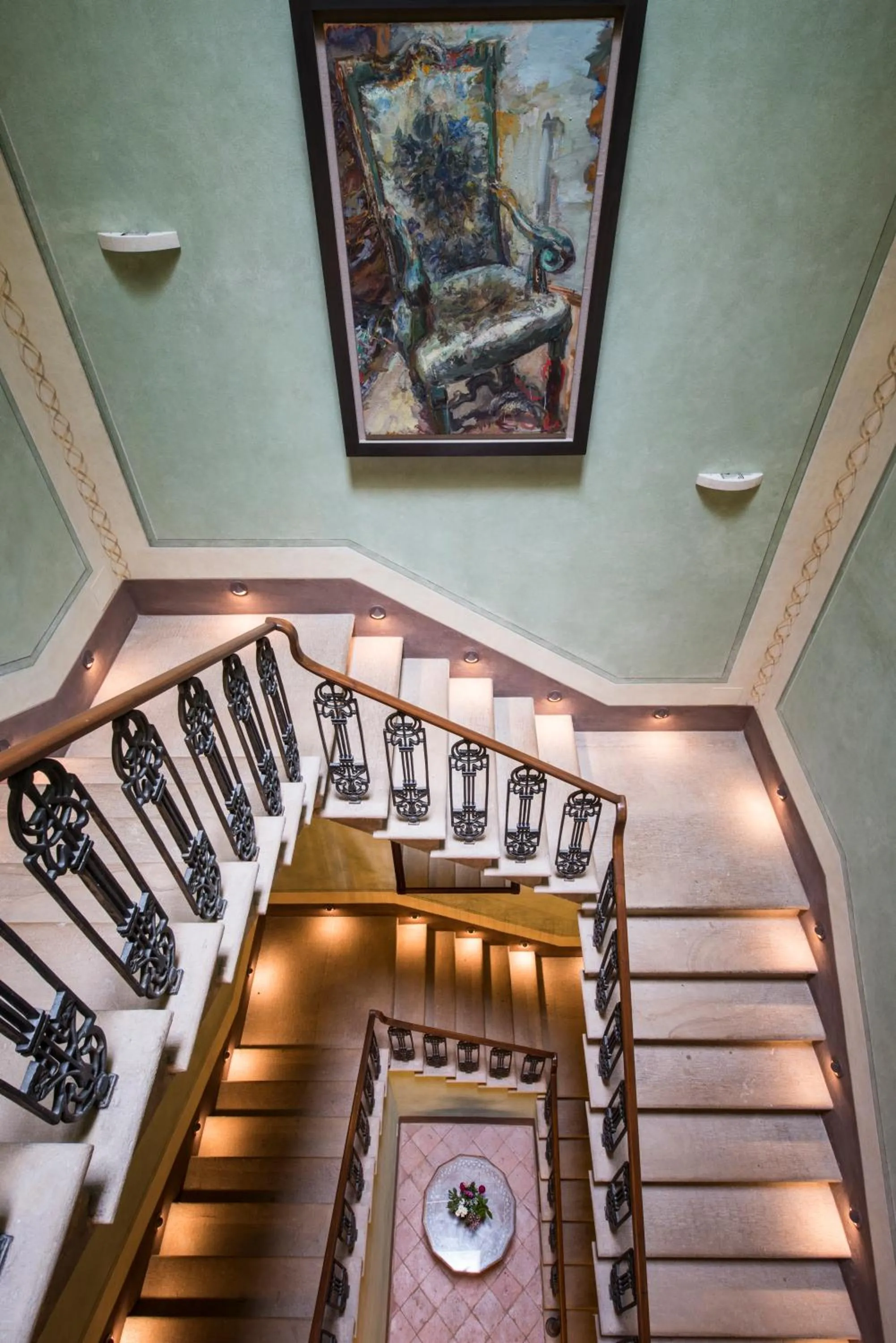 Decorative detail in Borgo Pignano Volterra Tuscany