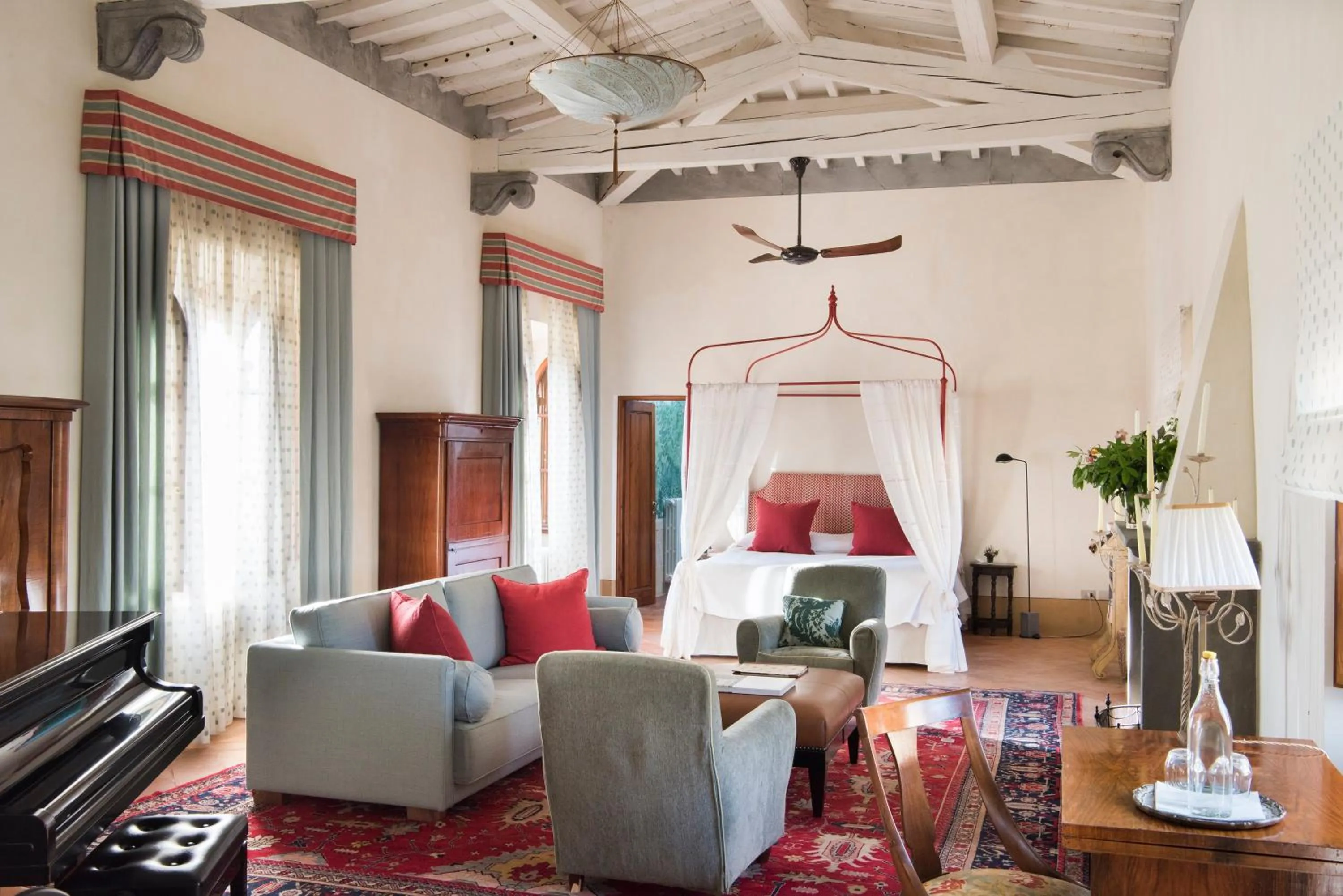 Bedroom in Borgo Pignano Volterra Tuscany