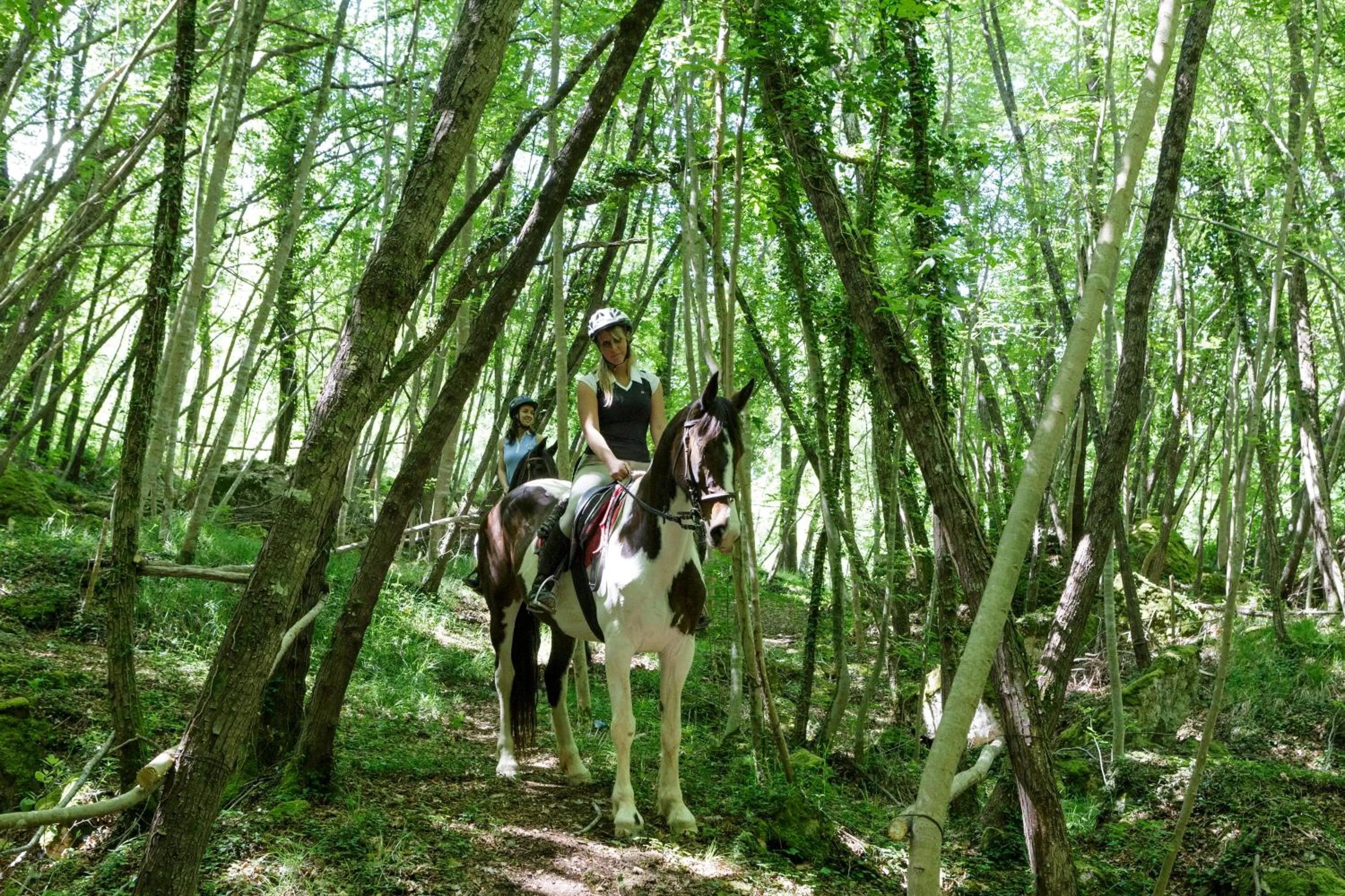 Horse-riding in Borgo Pignano Volterra Tuscany