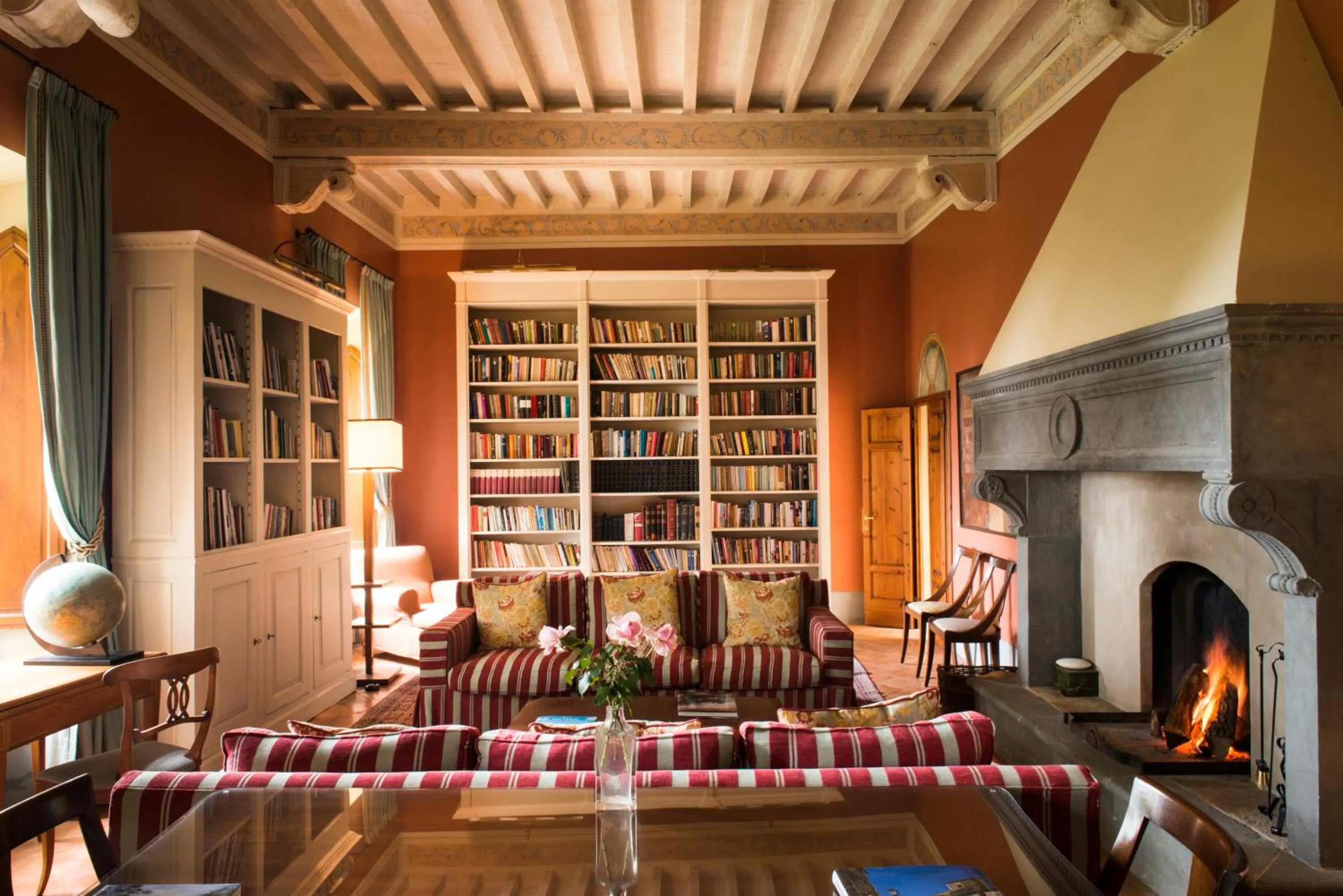 Library in Borgo Pignano Volterra Tuscany