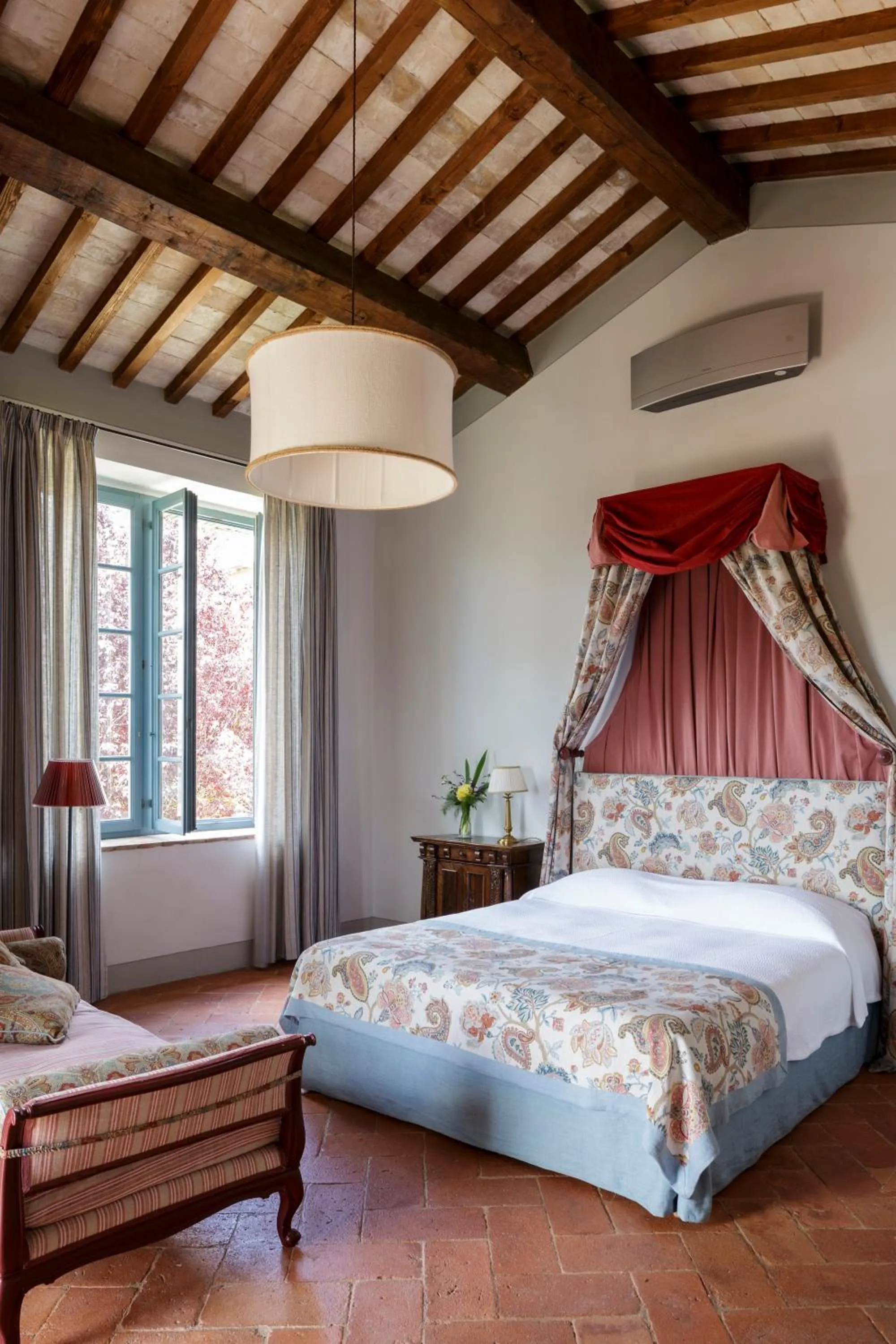 Bed in Borgo Pignano Volterra Tuscany