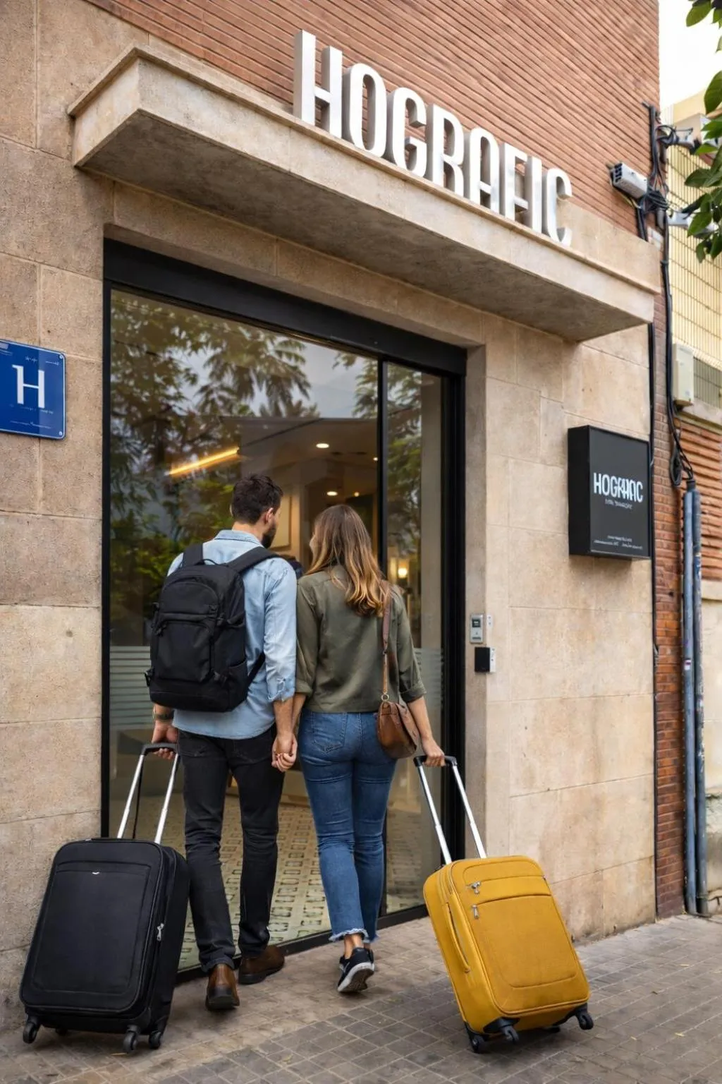 Facade/entrance in Hografic Hotel
