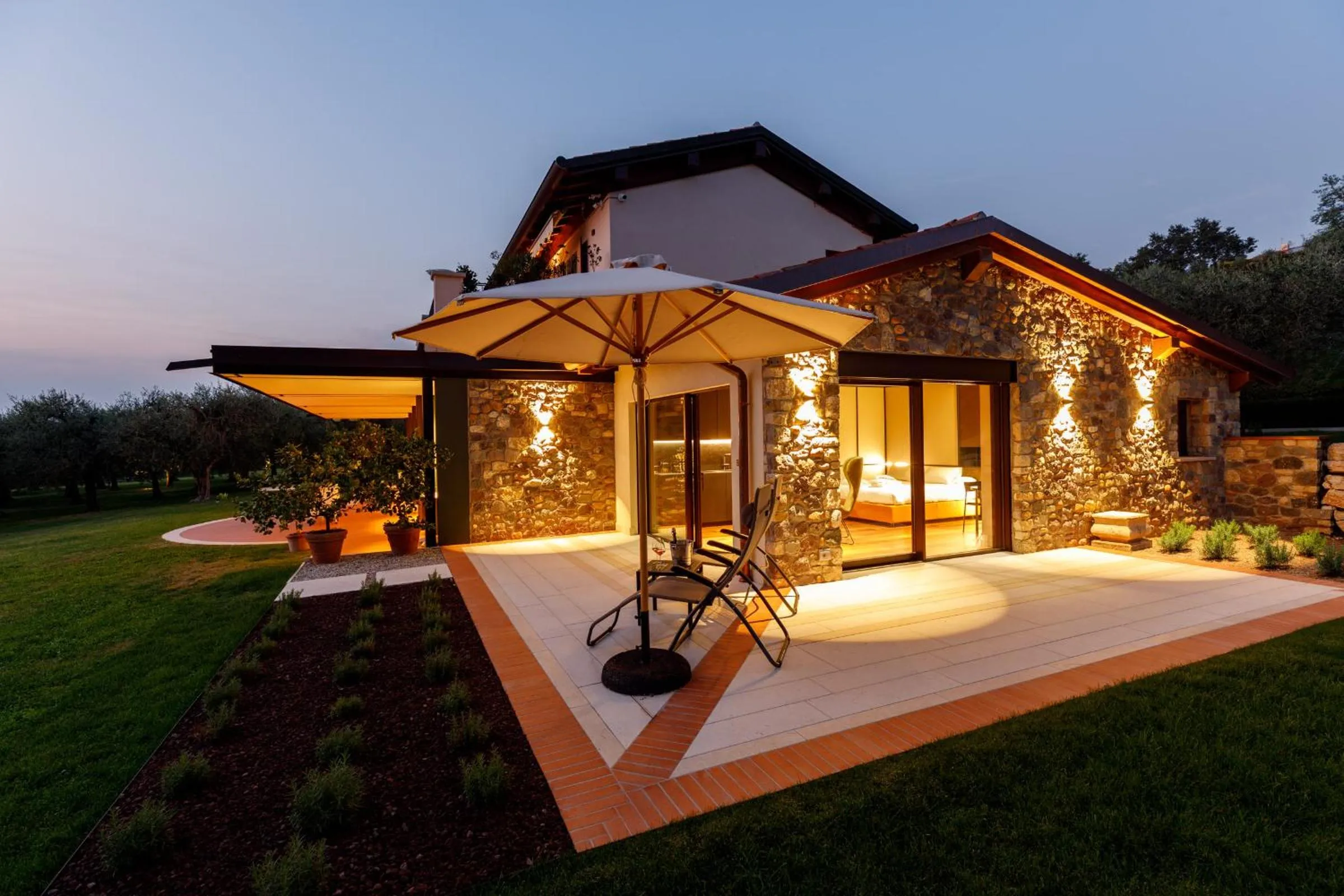 Patio in Quercia Belvedere Relais