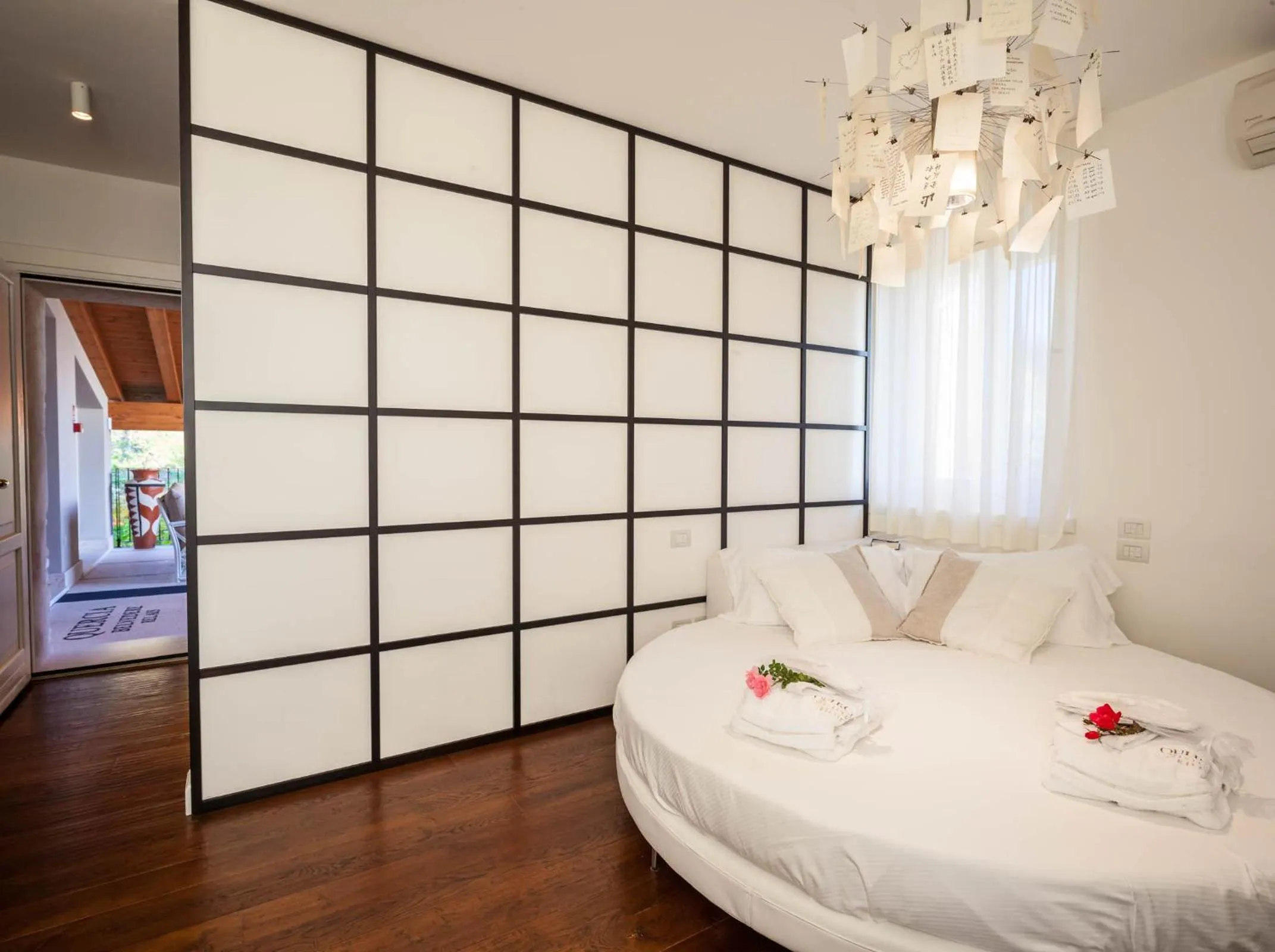 Bed in Quercia Belvedere Relais