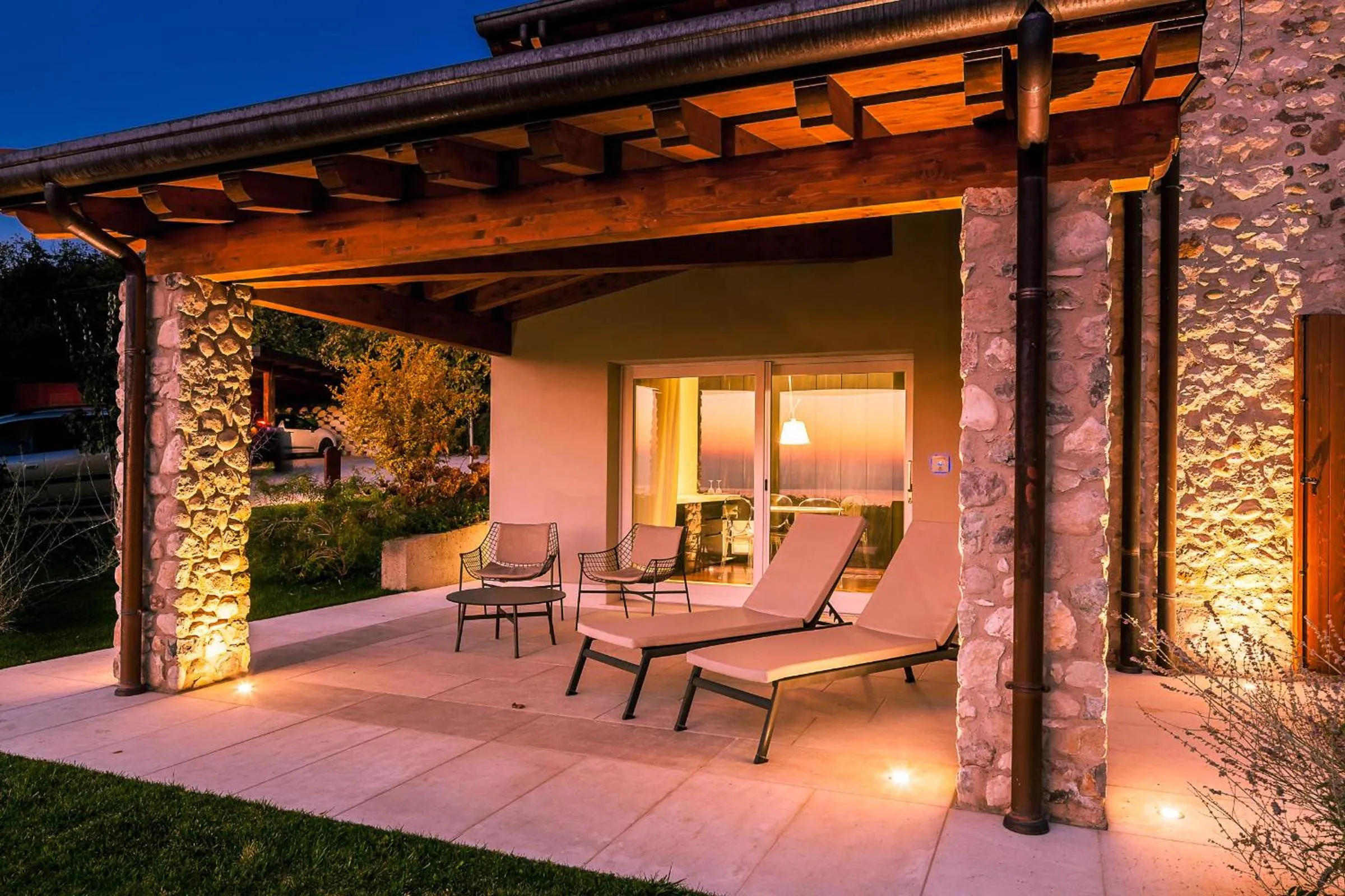 Patio in Quercia Belvedere Relais