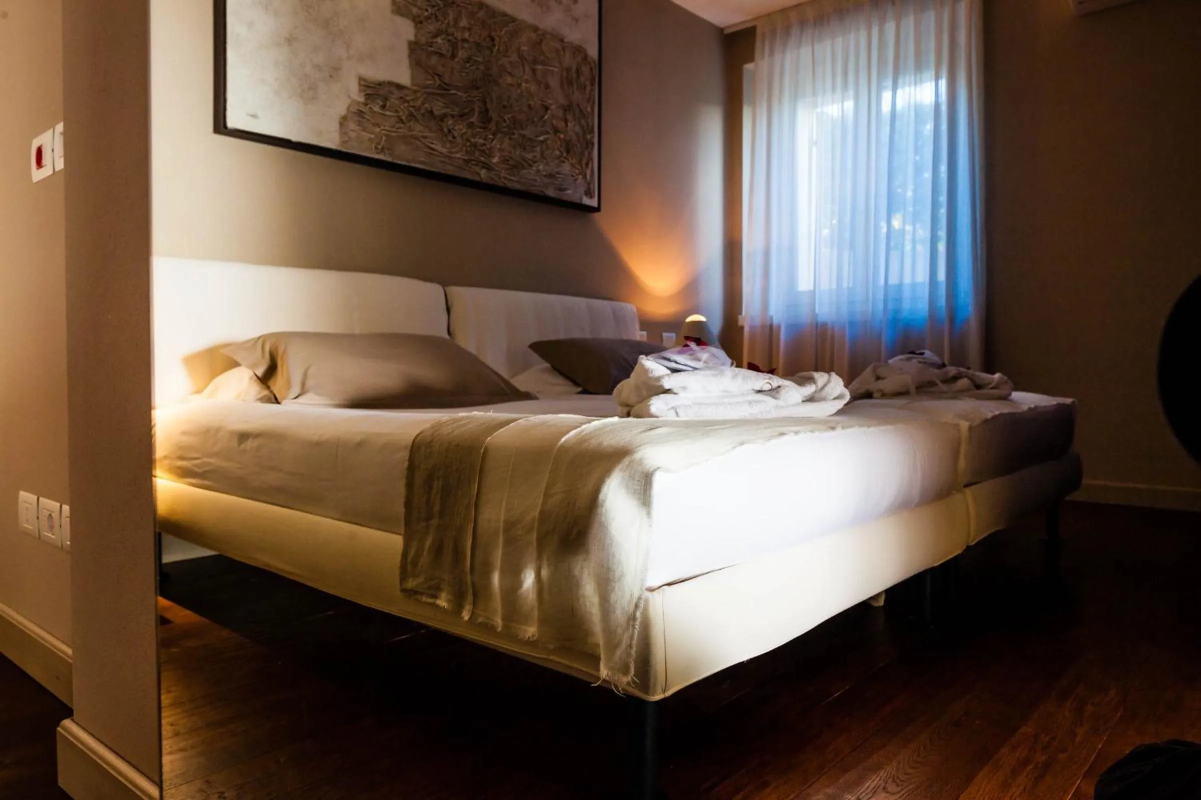 Bed in Quercia Belvedere Relais