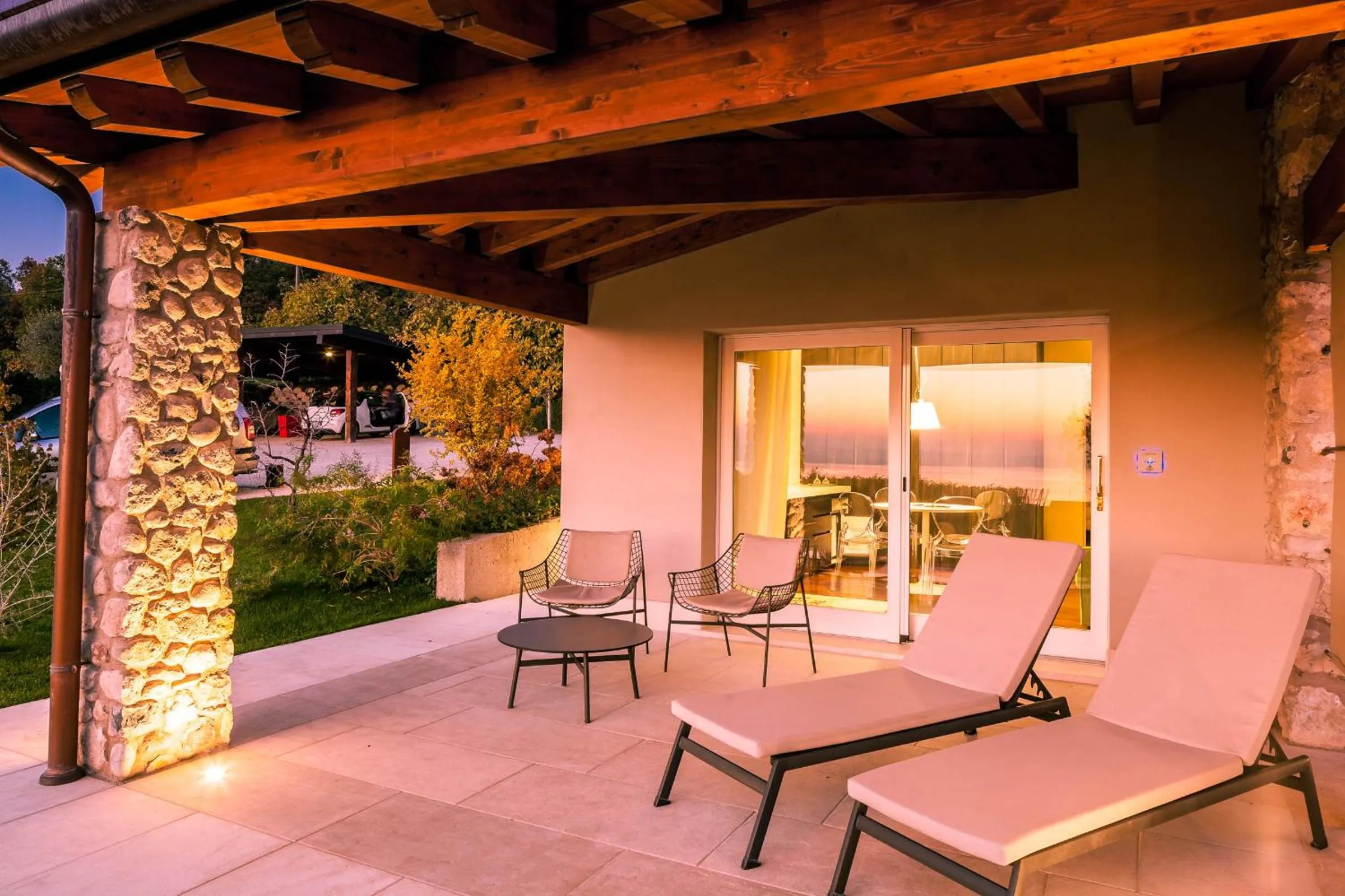 Patio in Quercia Belvedere Relais