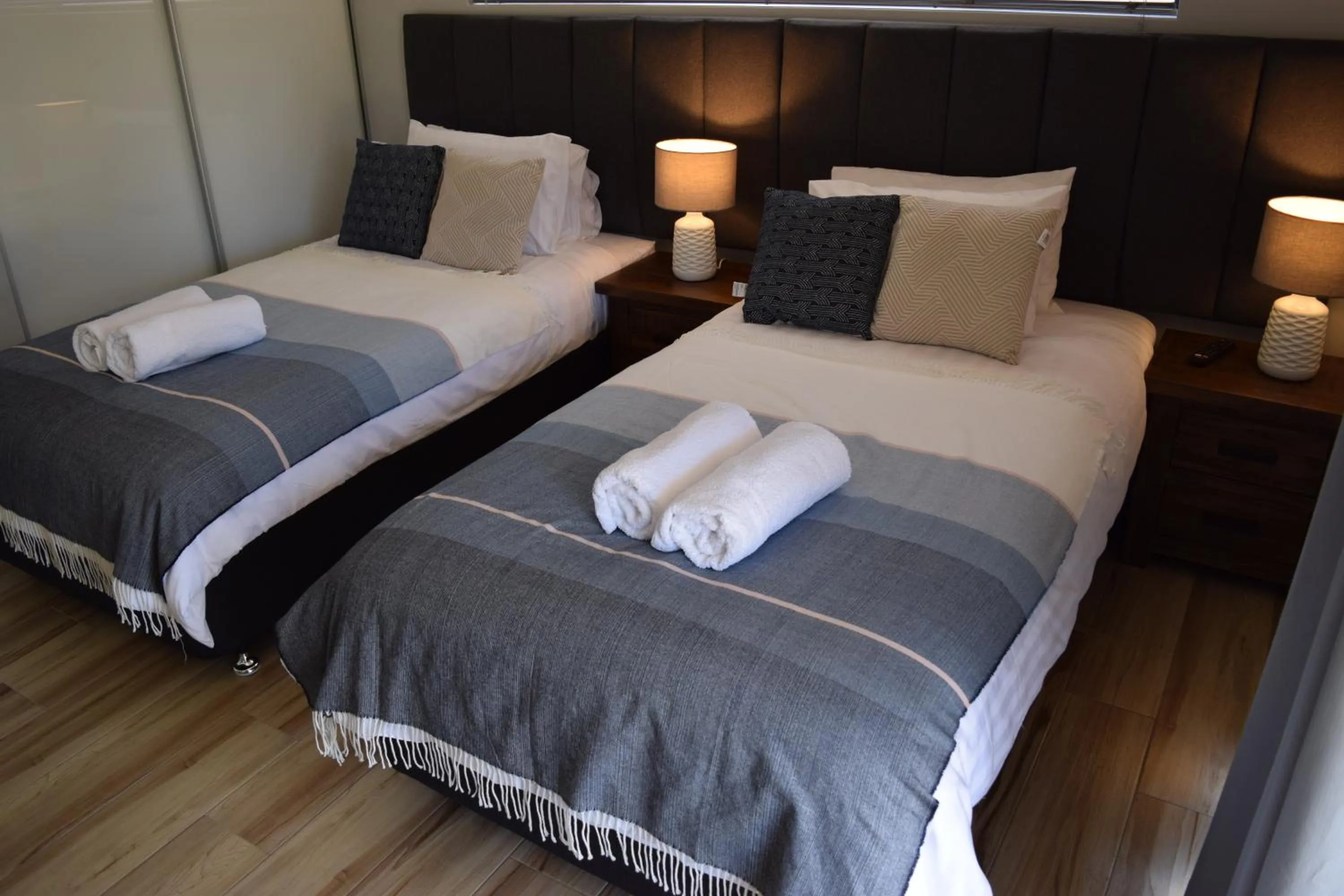 Bed in Eagle Bay House