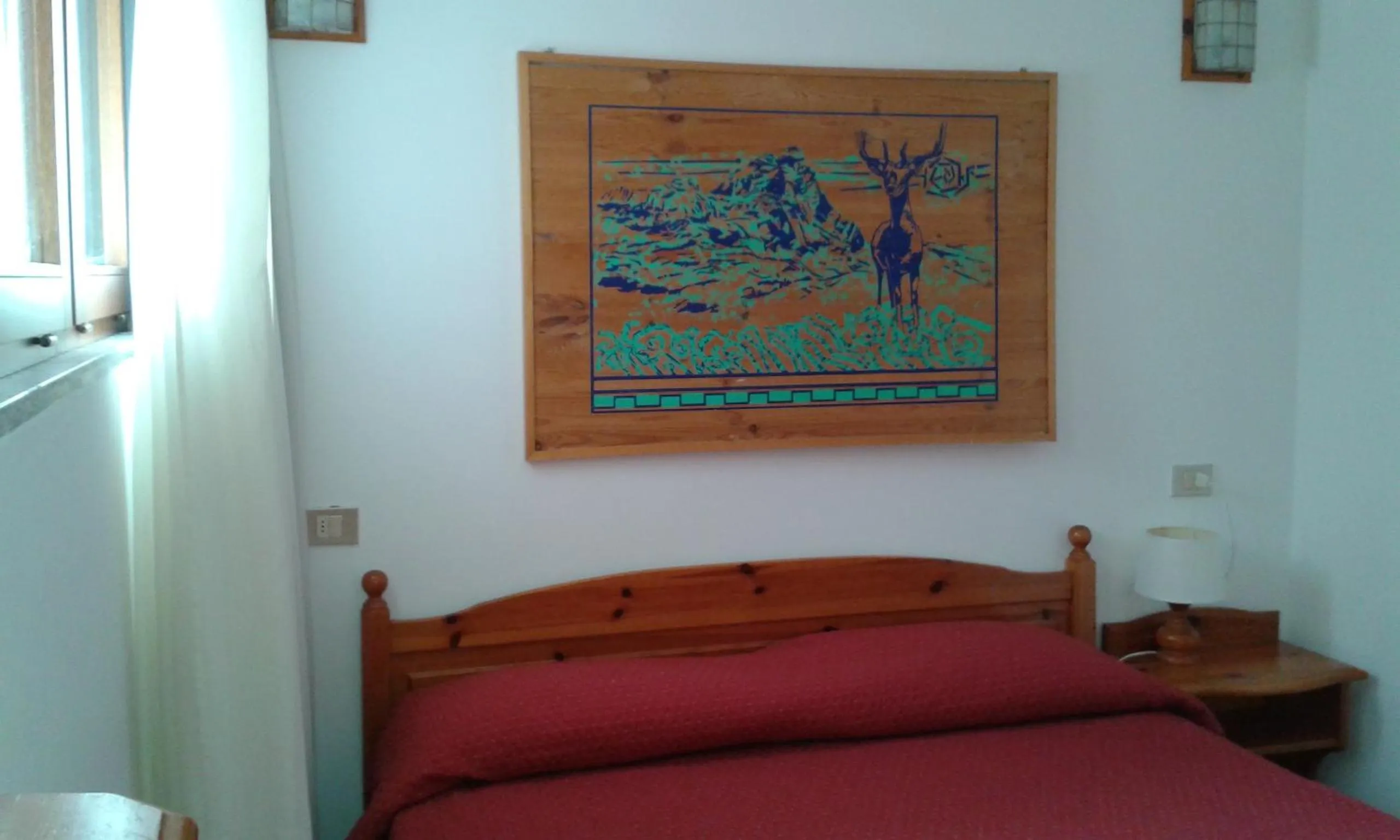 Decorative detail, Bed in Cervinia Due