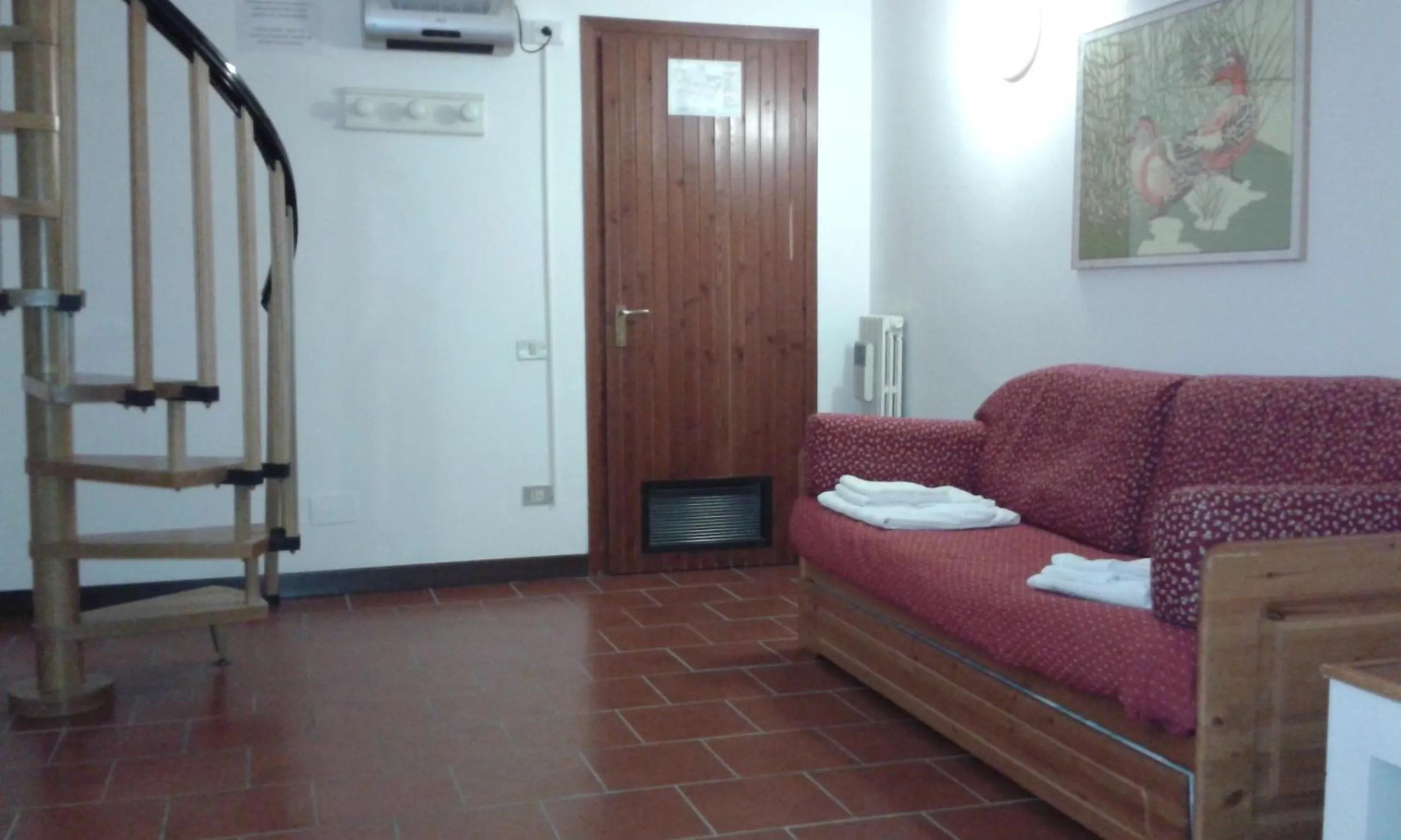 Living room, Bed in Cervinia Due