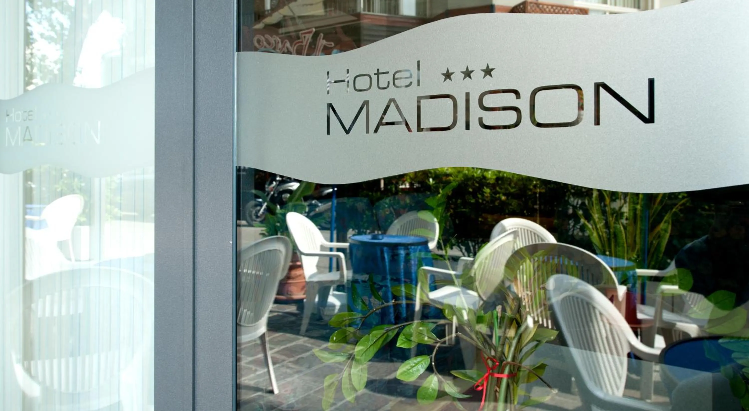 Property logo or sign in Hotel Madison