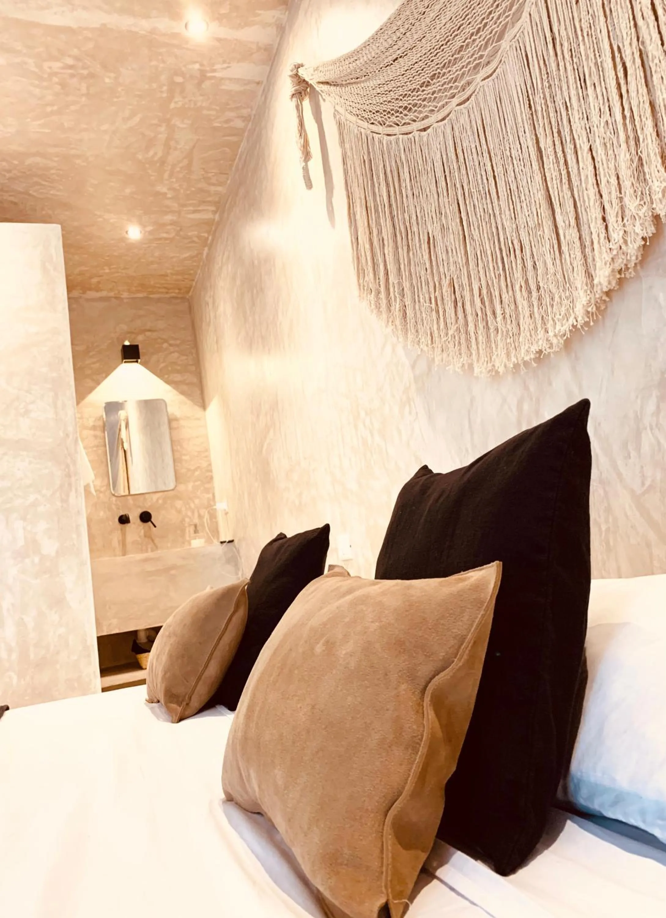 Bed in Apartments & Suites MADRE Holbox Self-Check IN