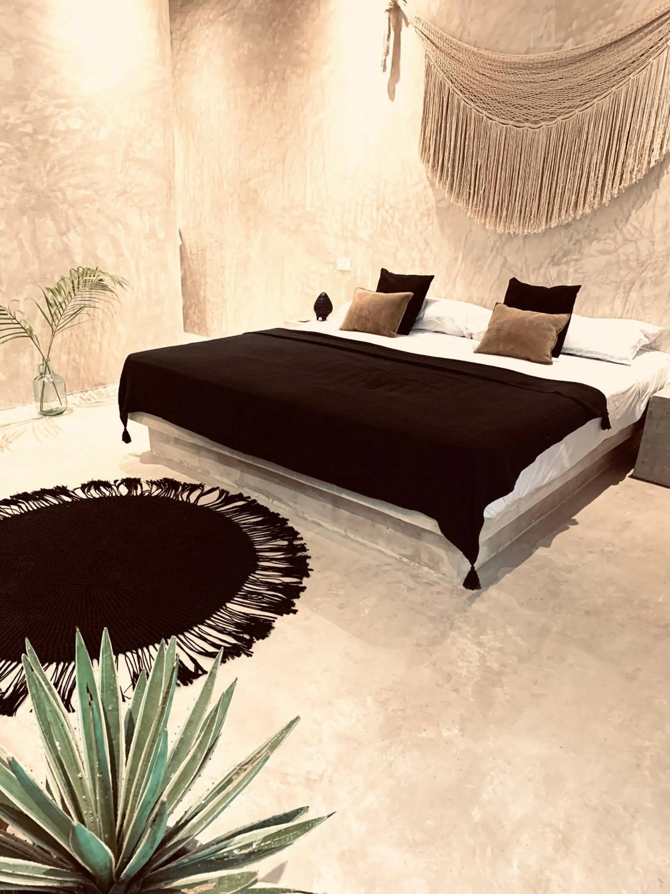Bed in Apartments & Suites MADRE Holbox Self-Check IN