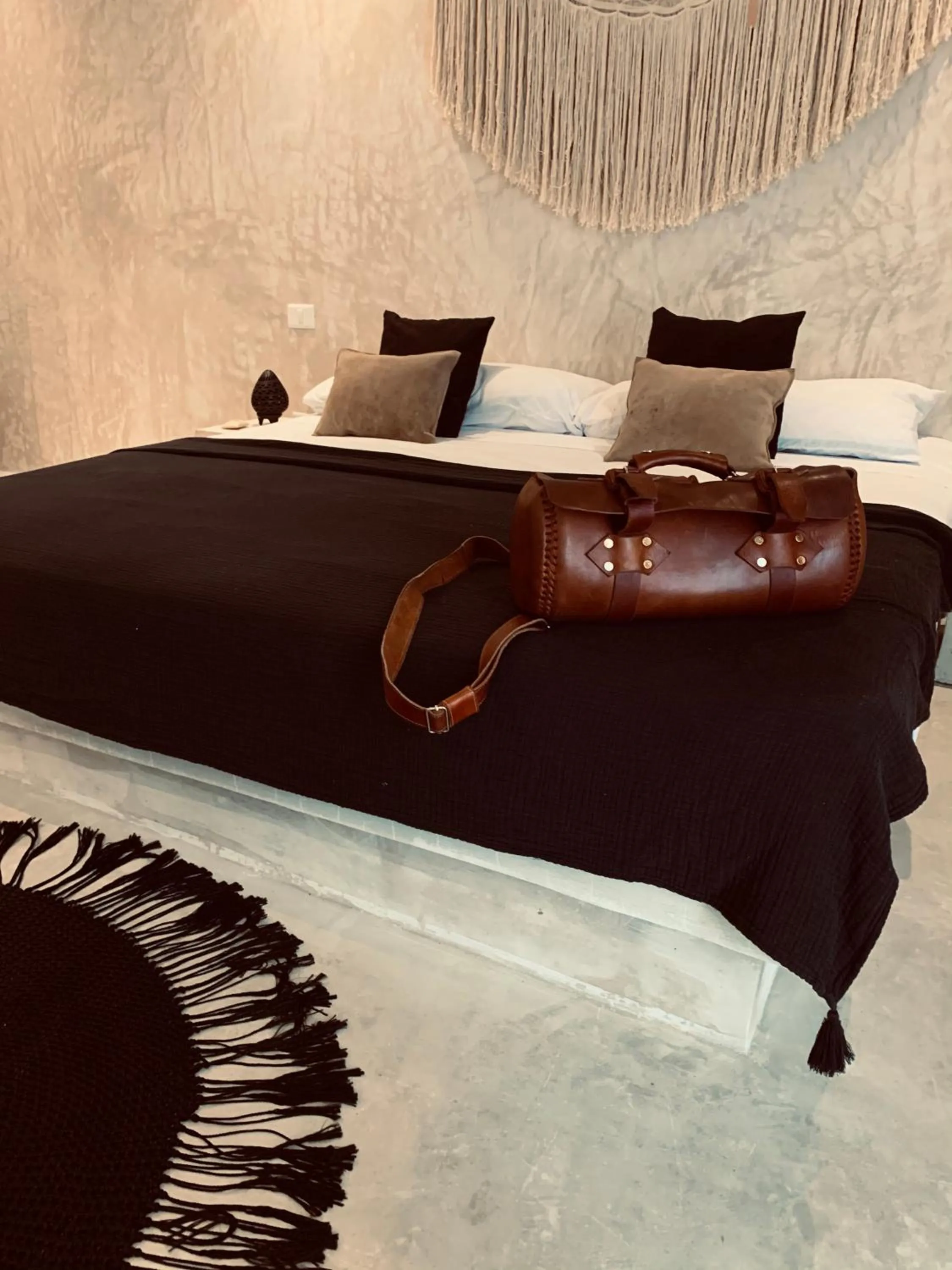 Bed in Apartments & Suites MADRE Holbox Self-Check IN