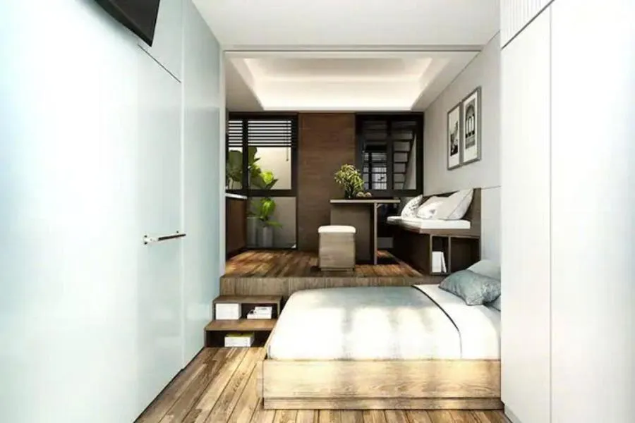 Photo of the whole room in Susan House Saigon Serviced Apartments