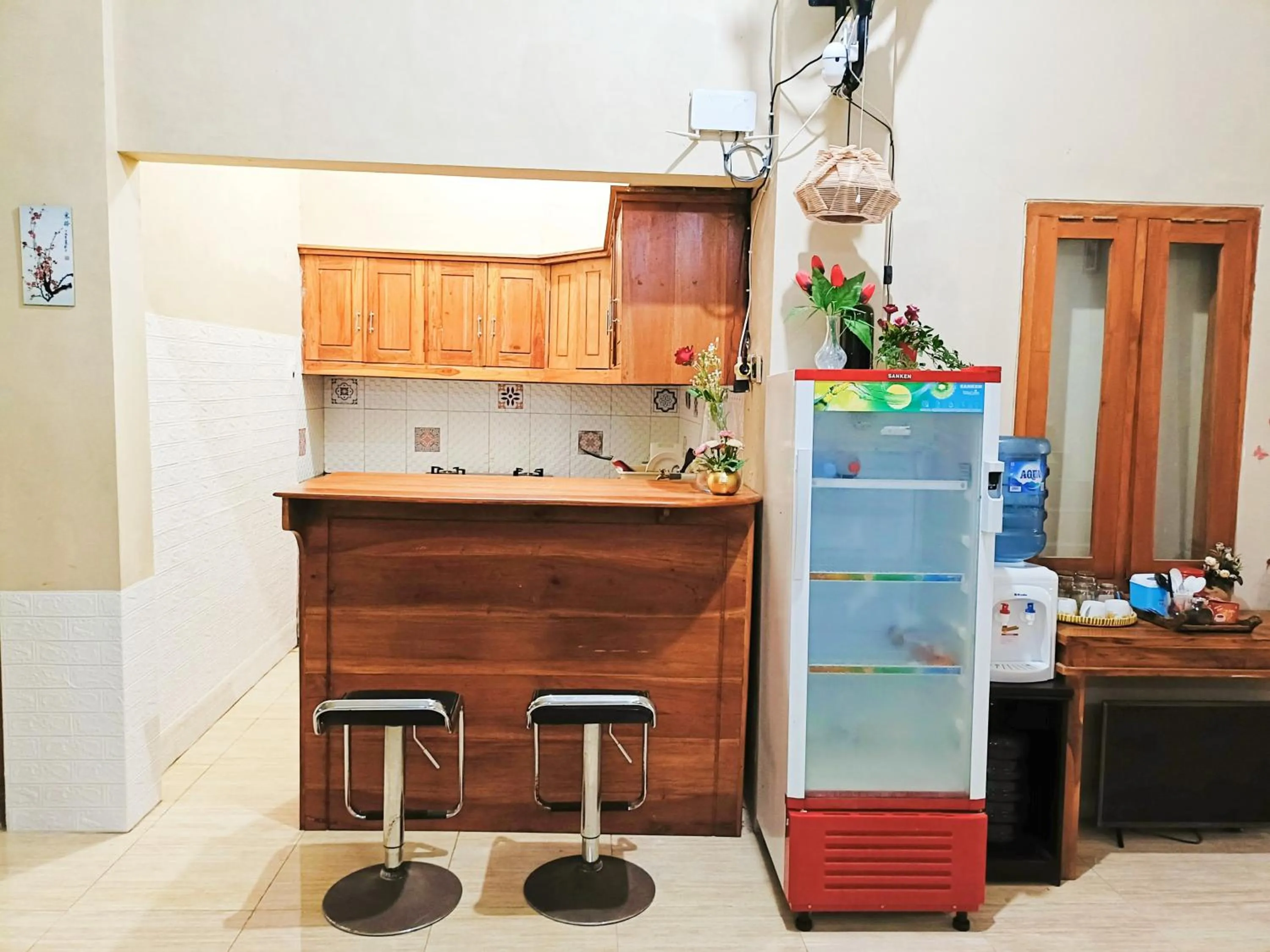 Kitchen or kitchenette in RedDoorz Syariah near Universitas 17 Agustus Banyuwangi