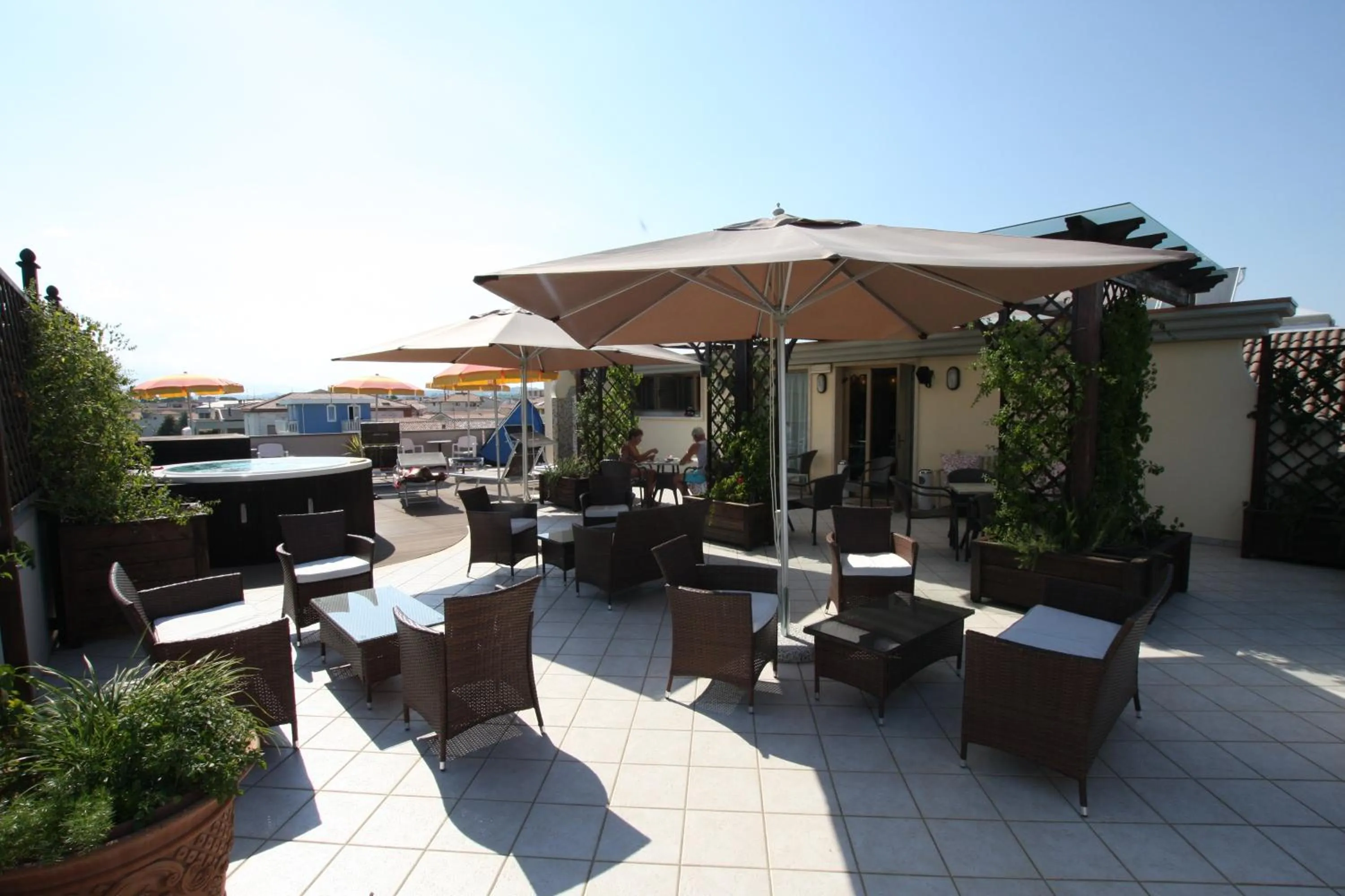 Balcony/Terrace in Hotel Naxos B&B