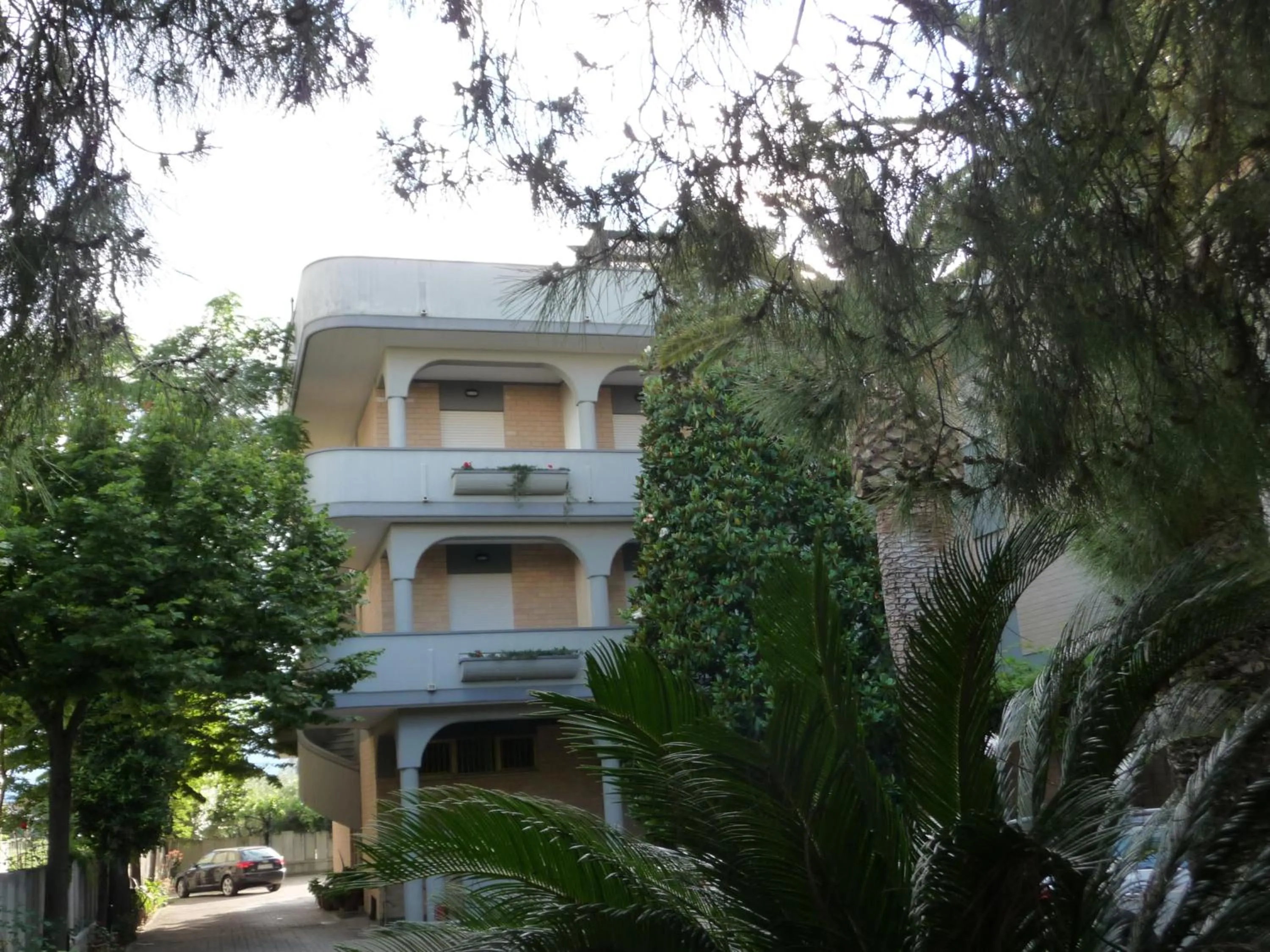 Property building in Hotel Naxos B&B