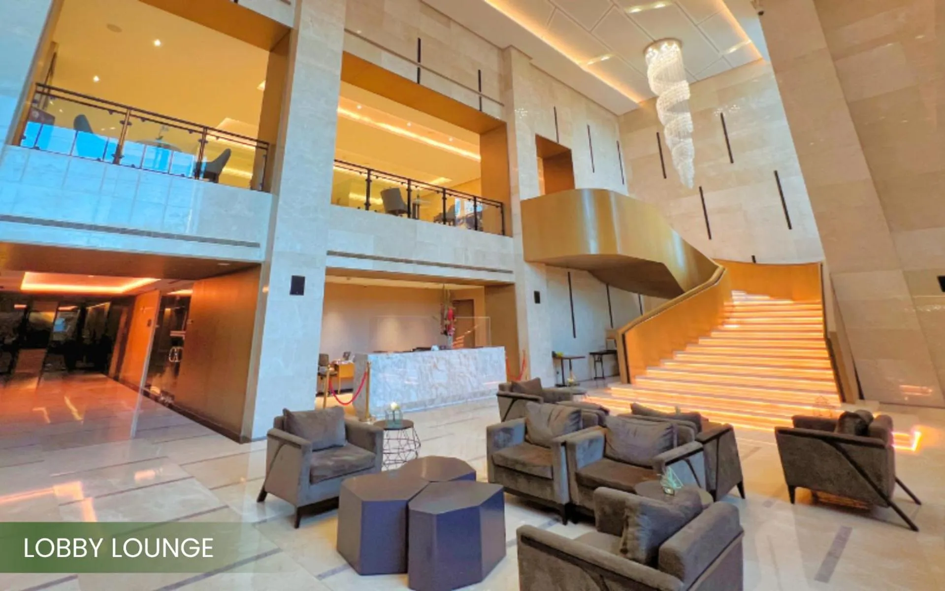 Lobby or reception in Acacia Hotel Davao