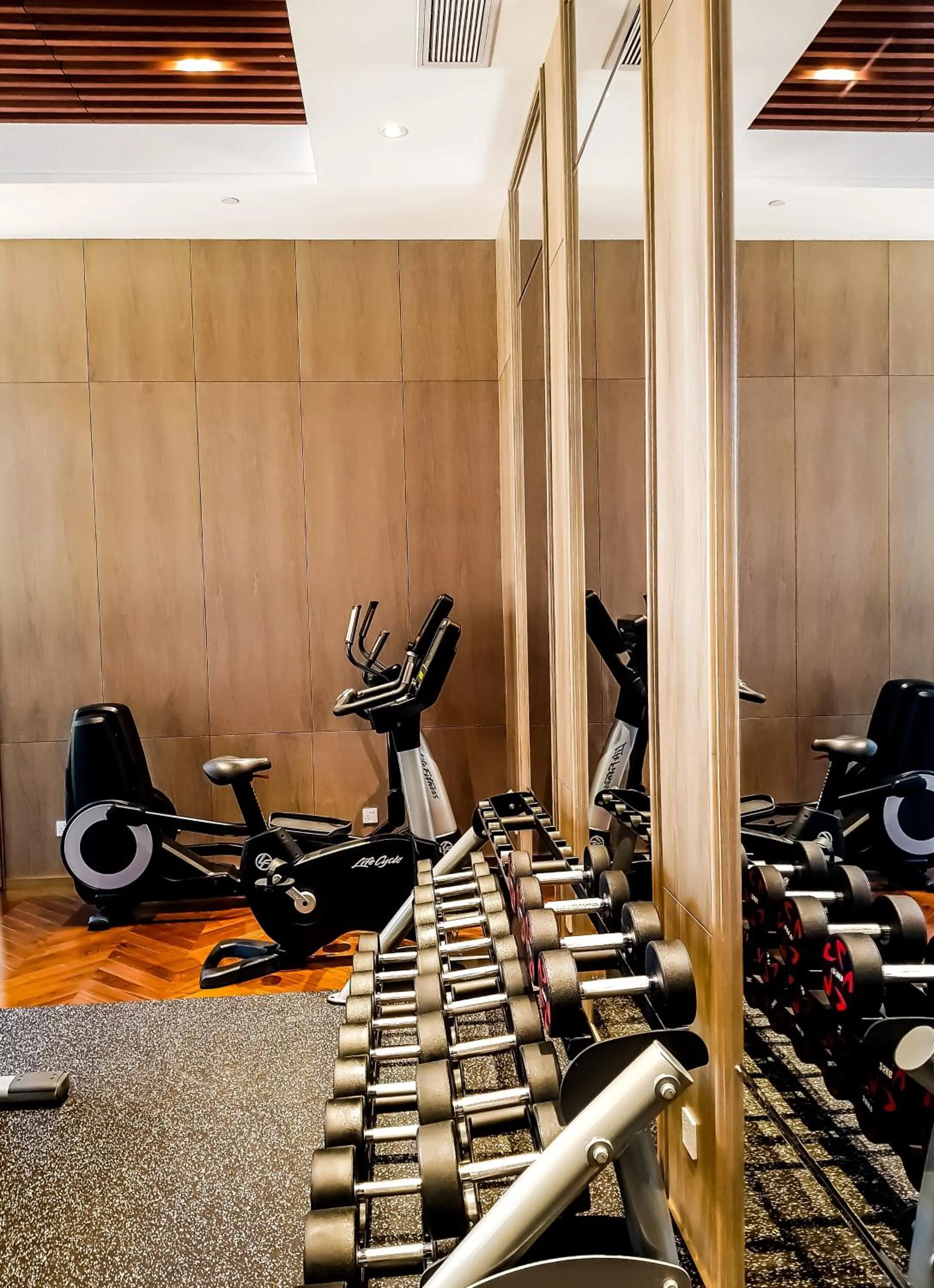 Fitness centre/facilities in Jin Bei Palace Hotel